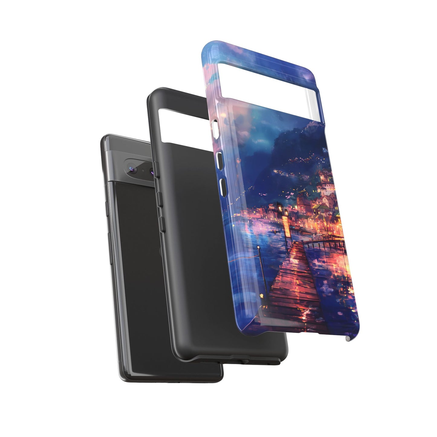 Twilight Harbor – Tough Glossy Google Pixel Case