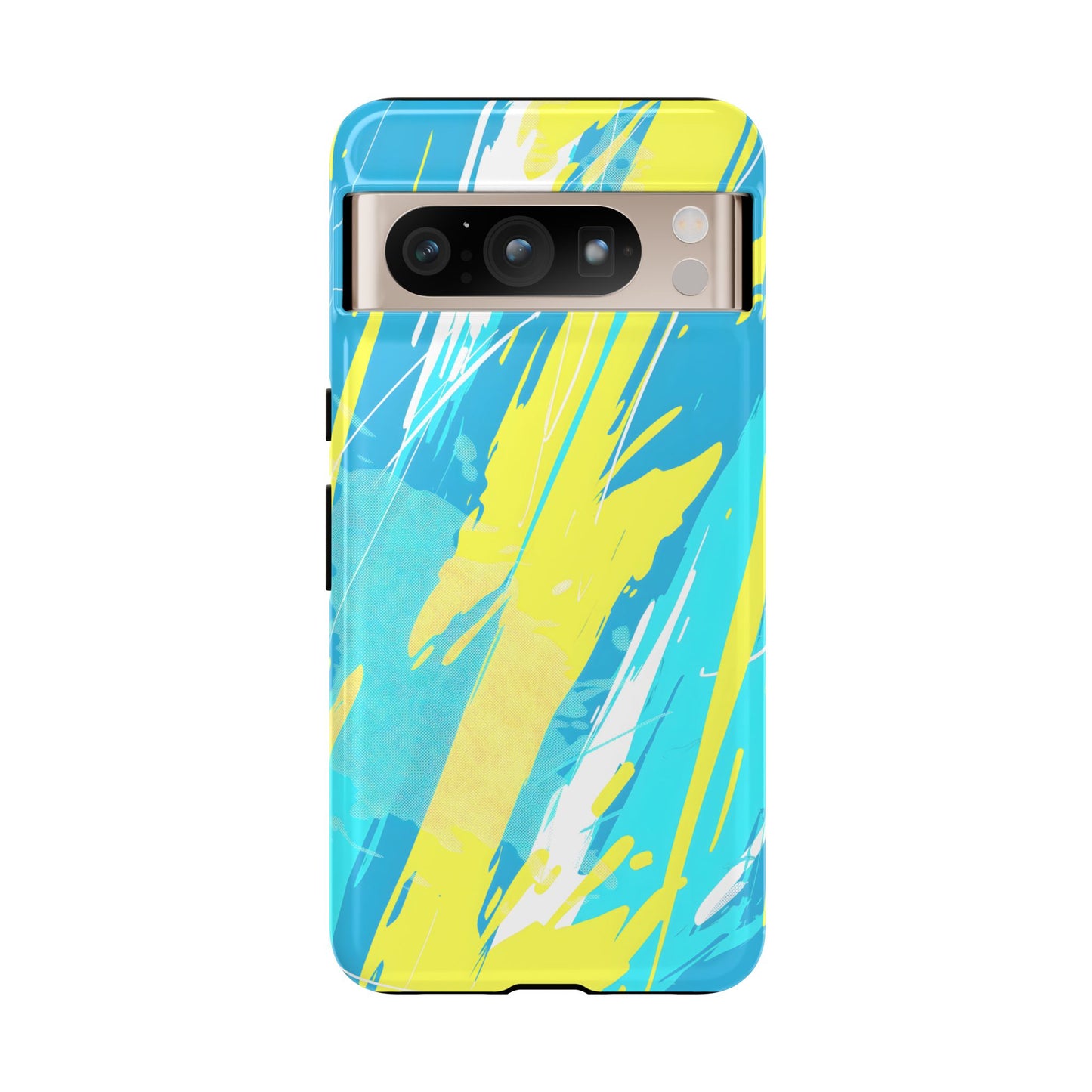 Neon Surge – Tough Glossy Google Pixel Case