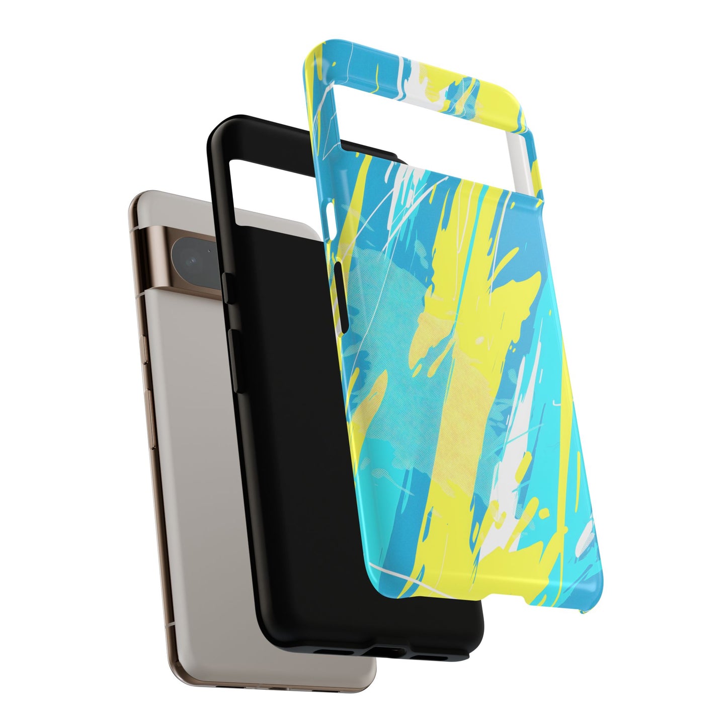 Neon Surge – Tough Glossy Google Pixel Case