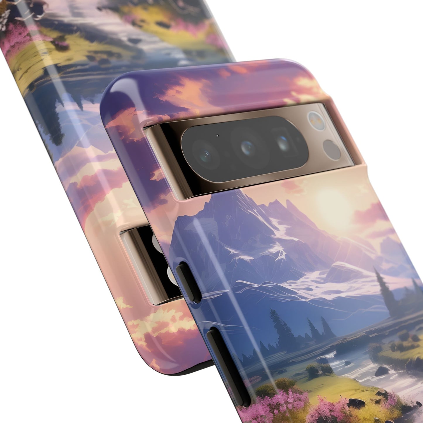 Alpine Dawn – Tough Glossy Google Pixel Case