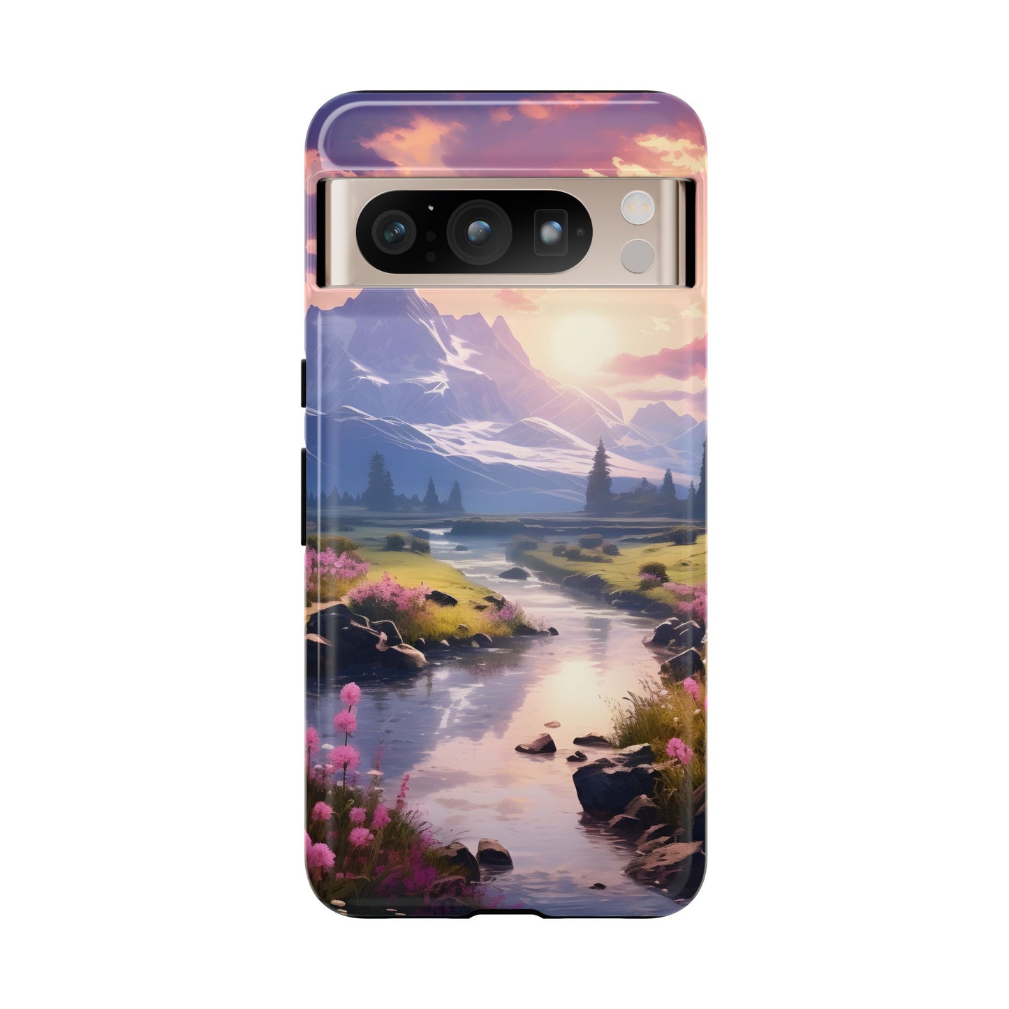 Alpine Dawn – Tough Glossy Google Pixel Case
