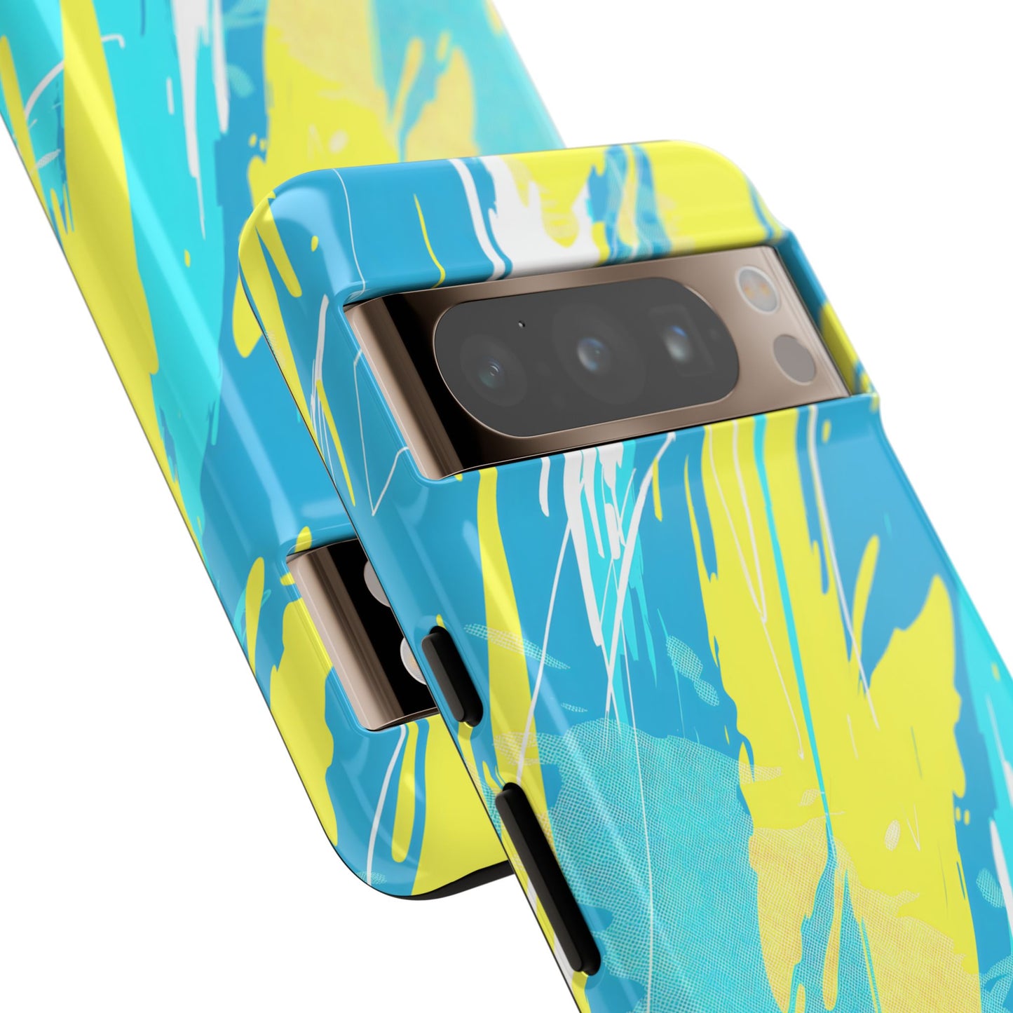 Neon Surge – Tough Glossy Google Pixel Case