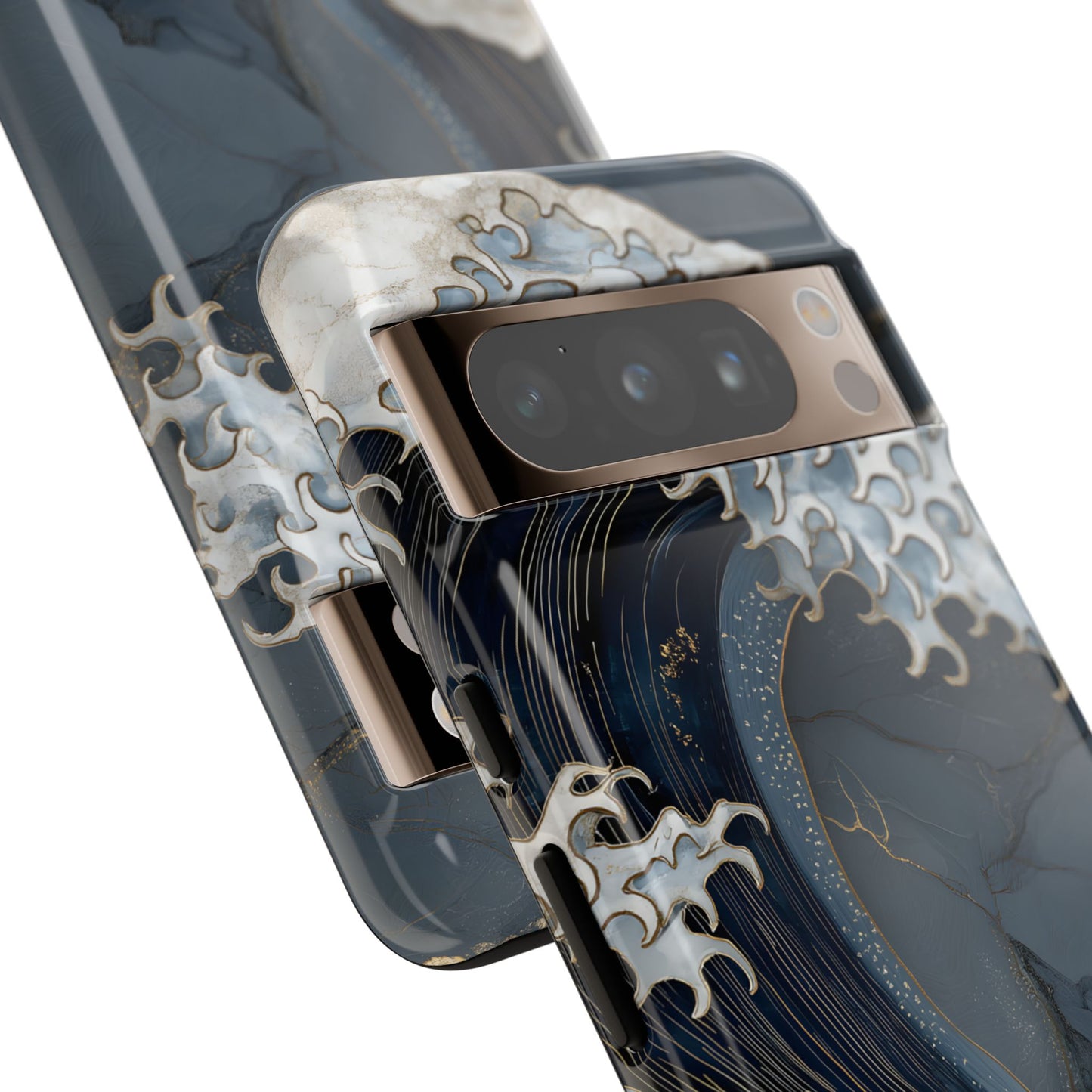 Golden Wave – Tough Glossy Google Pixel Case