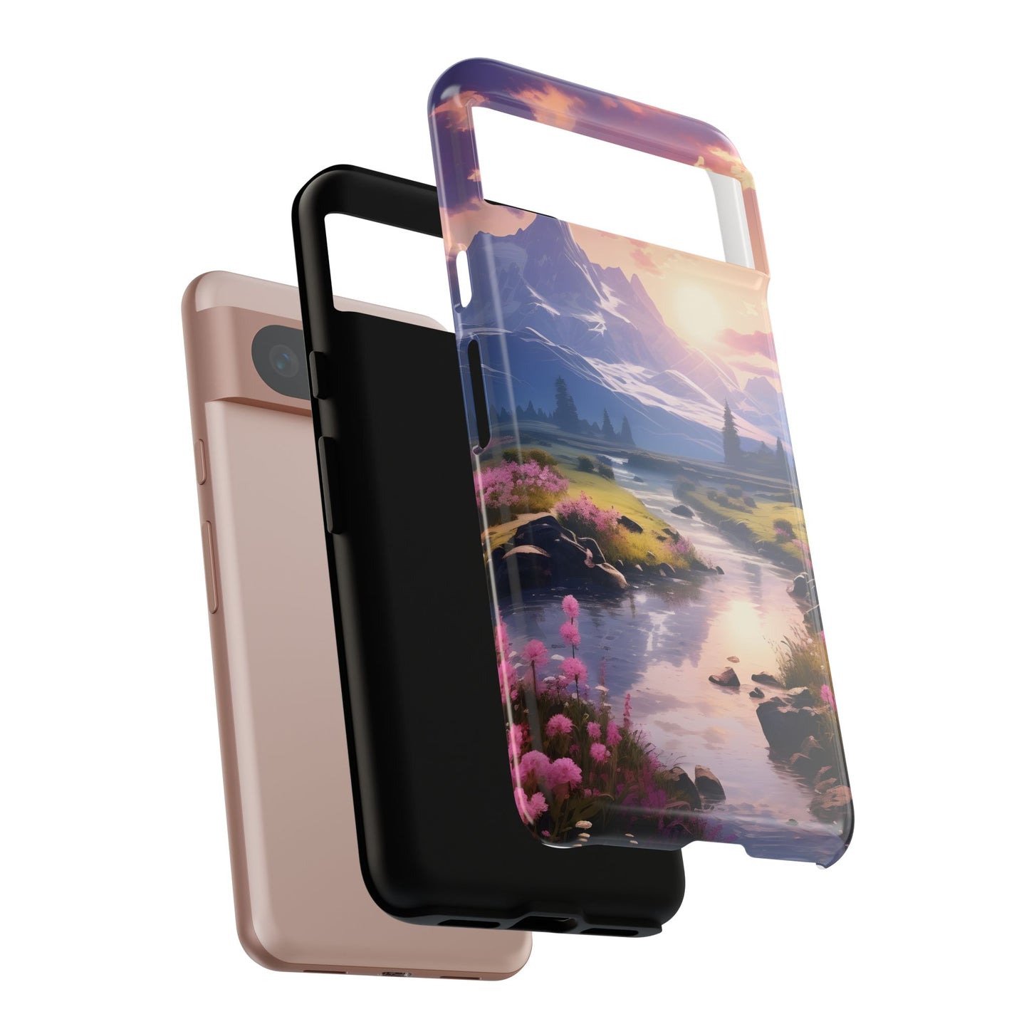 Alpine Dawn – Tough Glossy Google Pixel Case