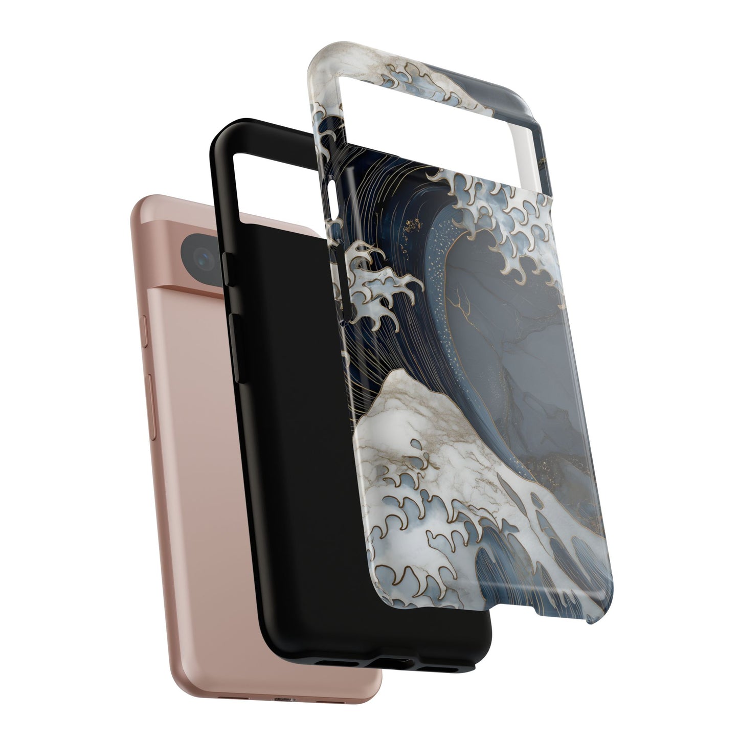 Golden Wave – Tough Glossy Google Pixel Case