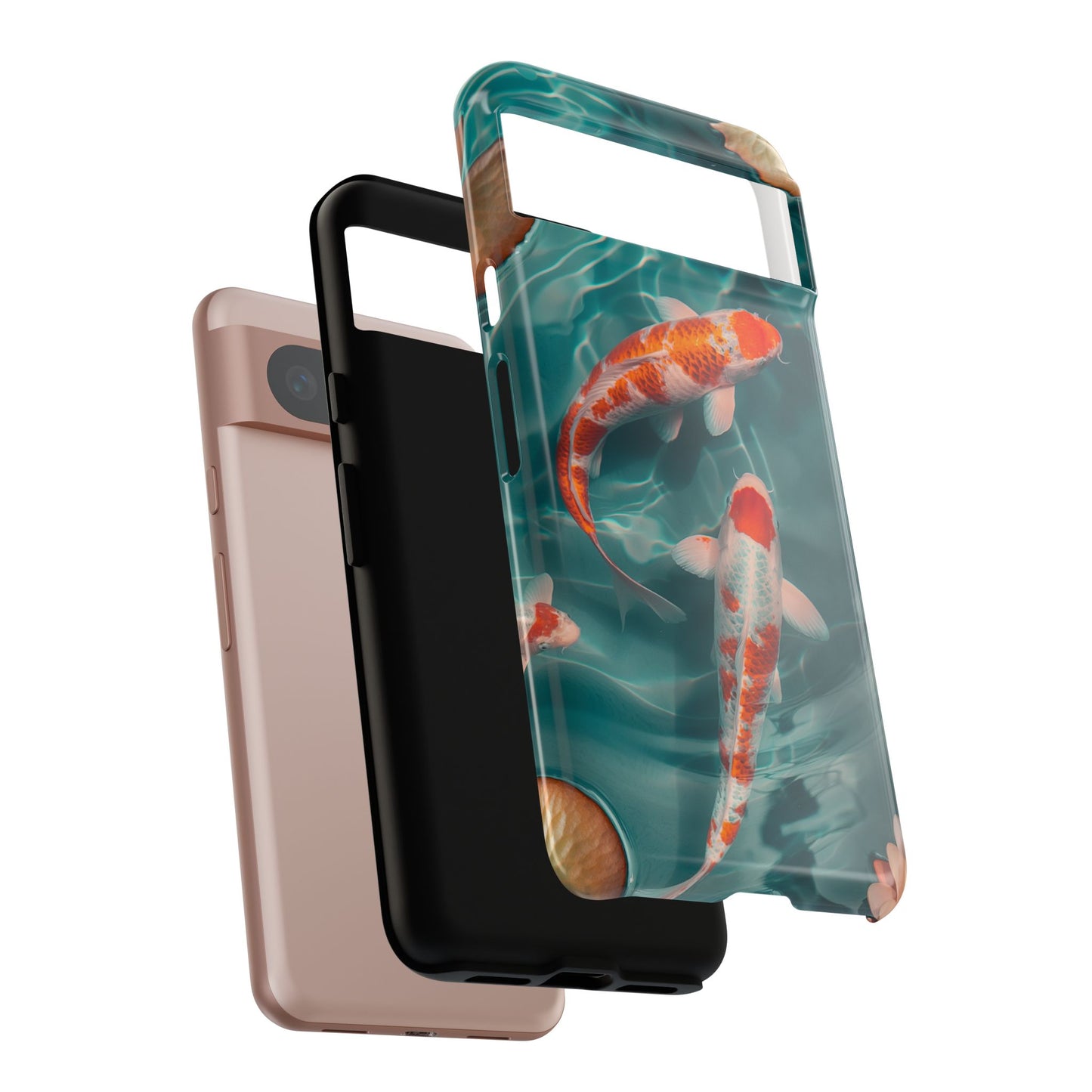 Tranquil Koi Pond – Tough Glossy Google Pixel Case