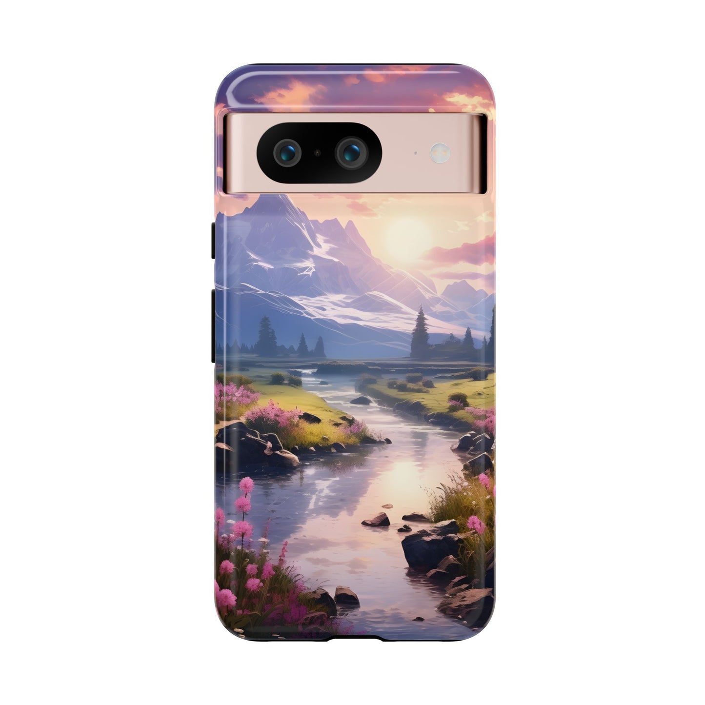 Alpine Dawn – Tough Glossy Google Pixel Case