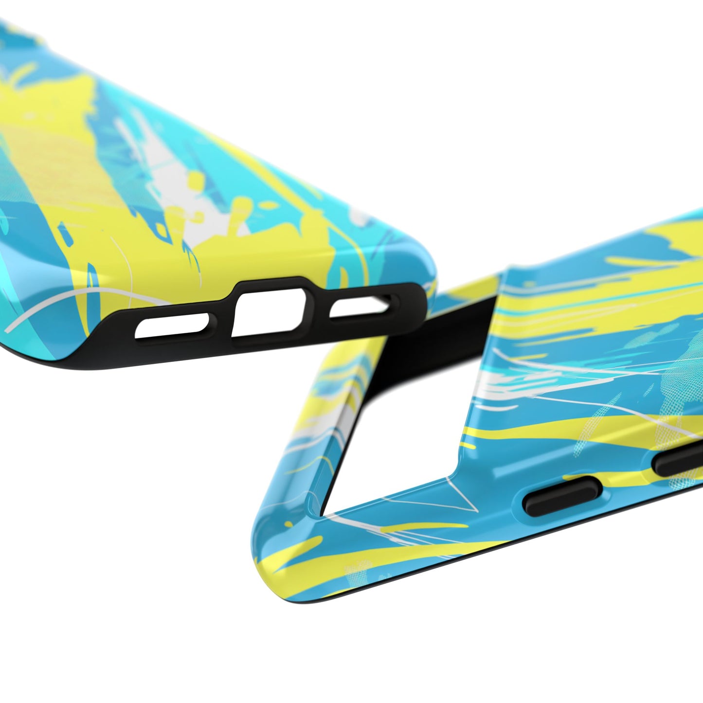 Neon Surge – Tough Glossy Google Pixel Case