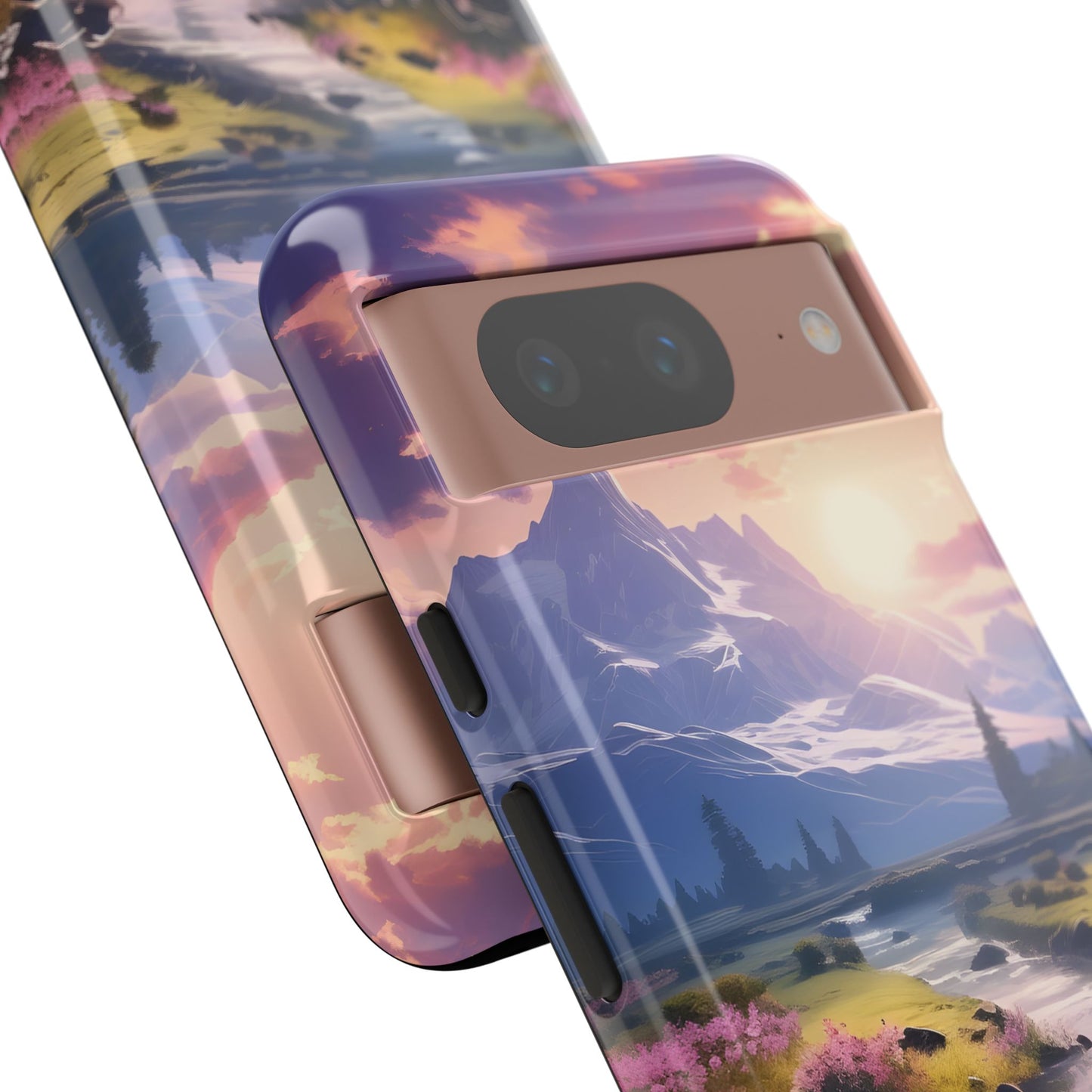 Alpine Dawn – Tough Glossy Google Pixel Case