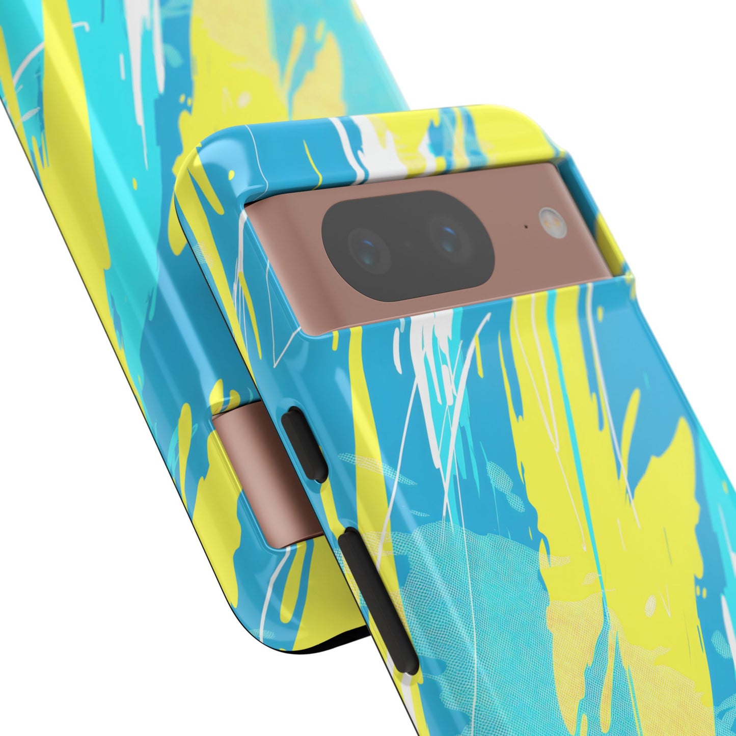 Neon Surge – Tough Glossy Google Pixel Case
