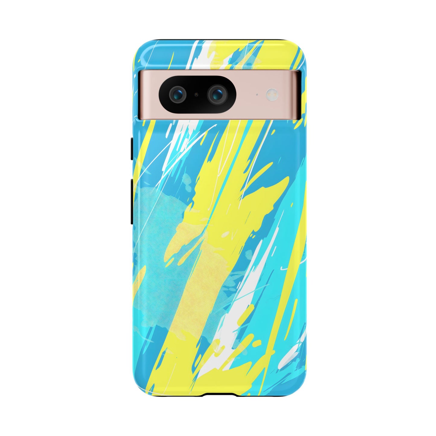 Neon Surge – Tough Glossy Google Pixel Case