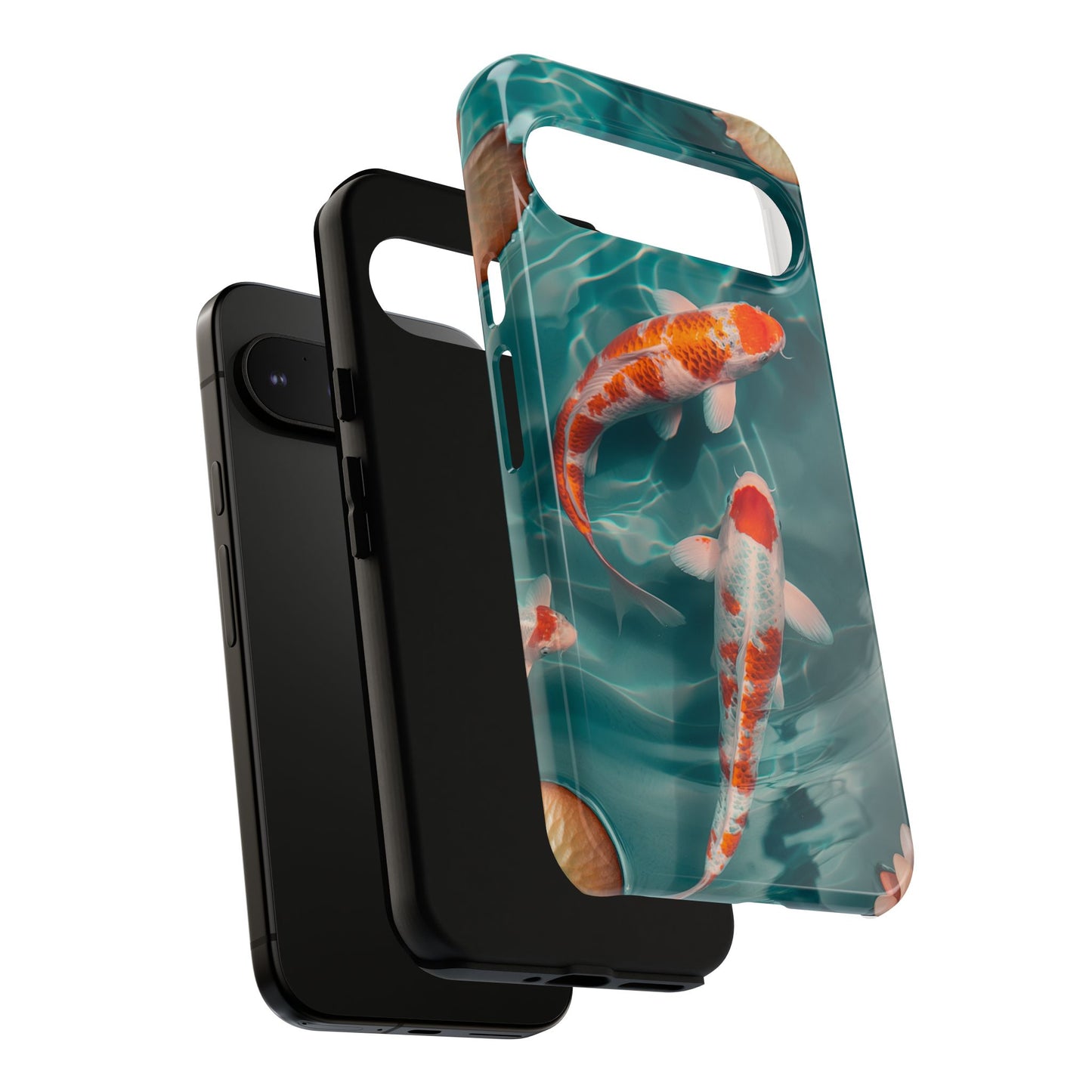 Tranquil Koi Pond – Tough Glossy Google Pixel Case