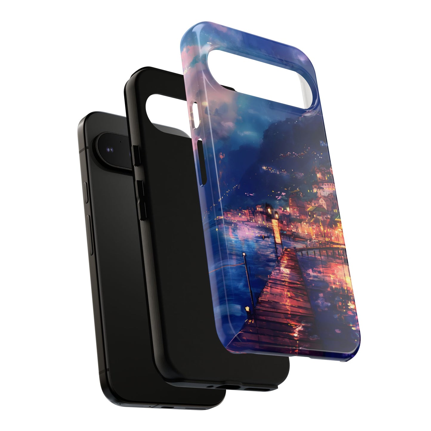 Twilight Harbor – Tough Glossy Google Pixel Case