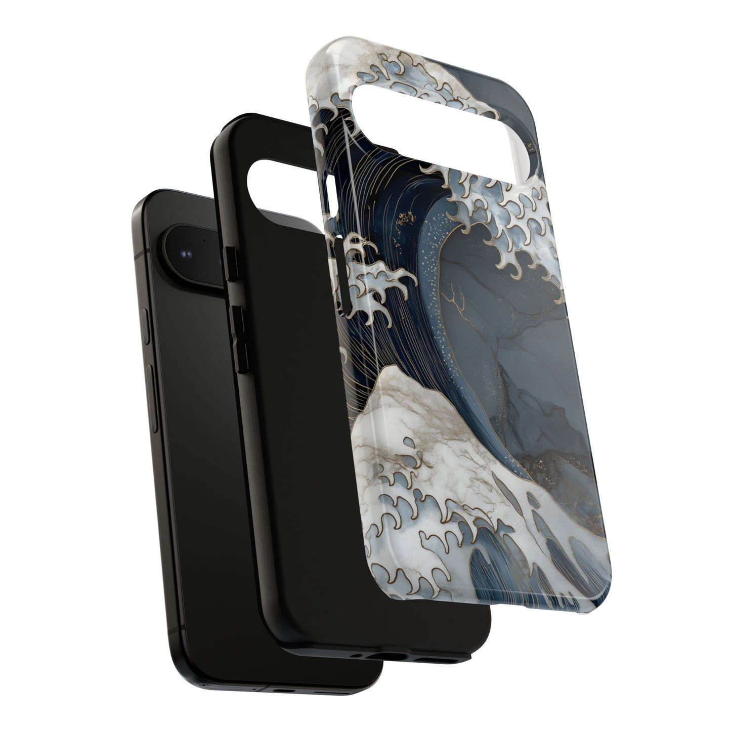 Golden Wave – Tough Glossy Google Pixel Case
