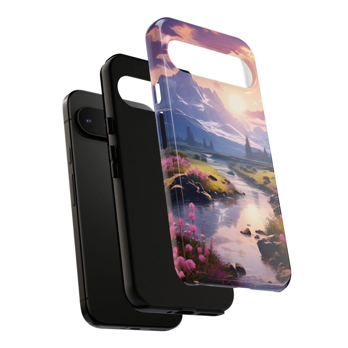 Alpine Dawn – Tough Glossy Google Pixel Case