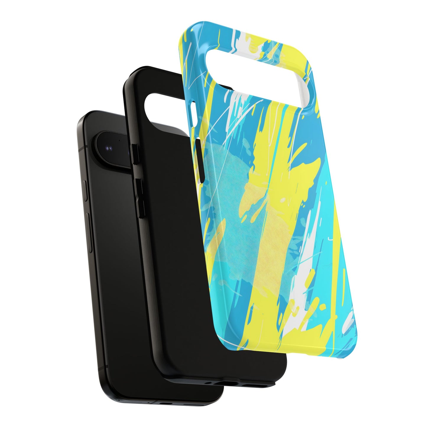 Neon Surge – Tough Glossy Google Pixel Case