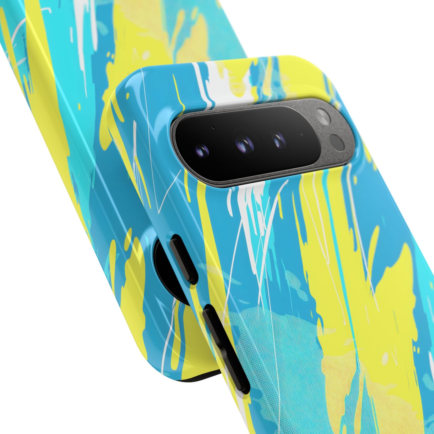 Neon Surge – Tough Glossy Google Pixel Case