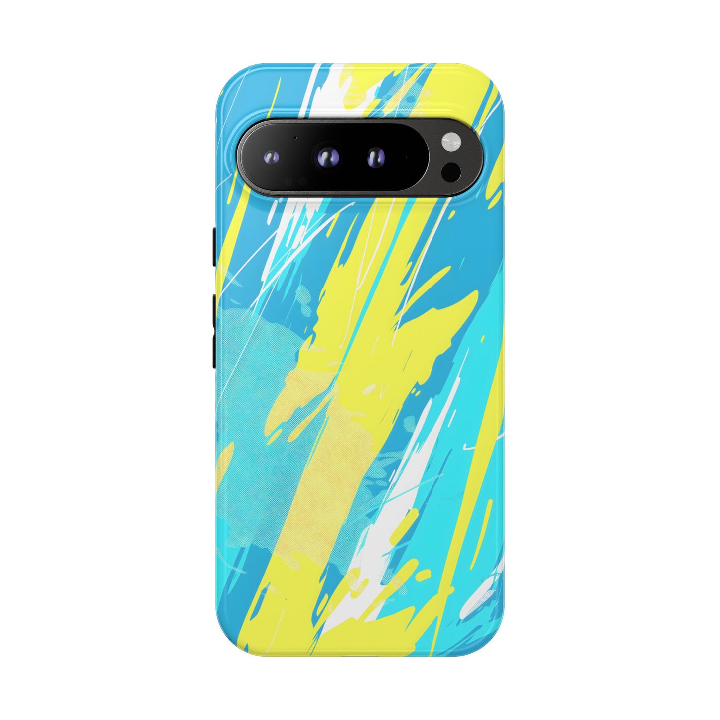 Neon Surge – Tough Glossy Google Pixel Case