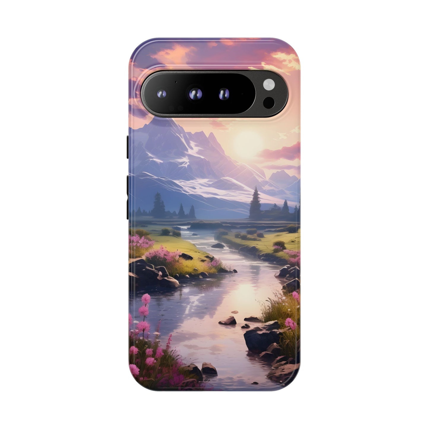 Alpine Dawn – Tough Glossy Google Pixel Case