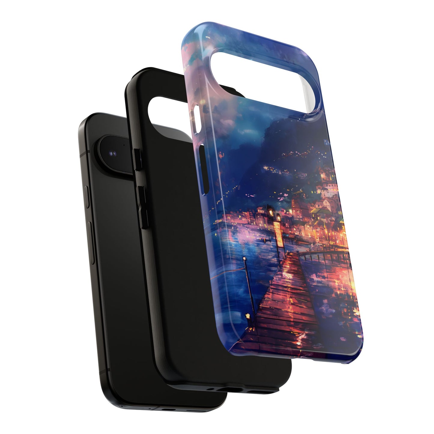 Twilight Harbor – Tough Glossy Google Pixel Case