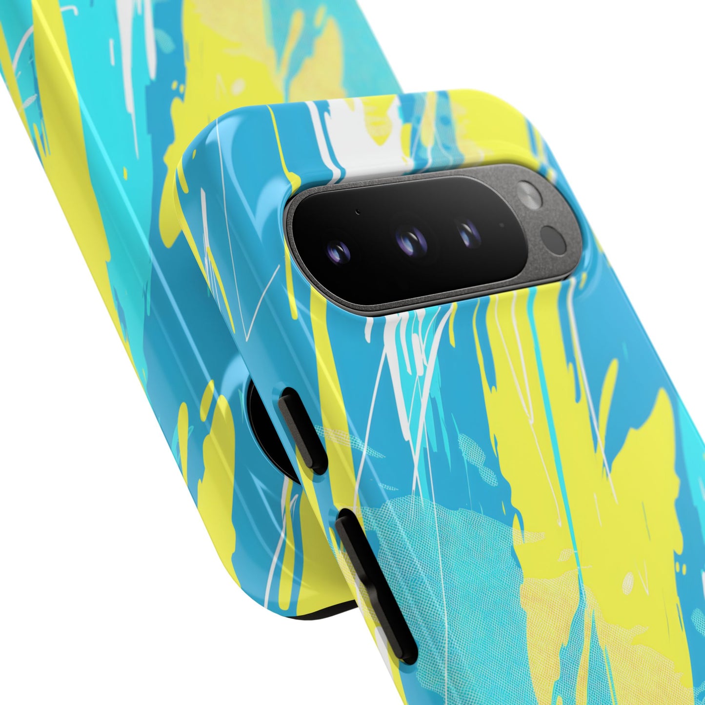 Neon Surge – Tough Glossy Google Pixel Case
