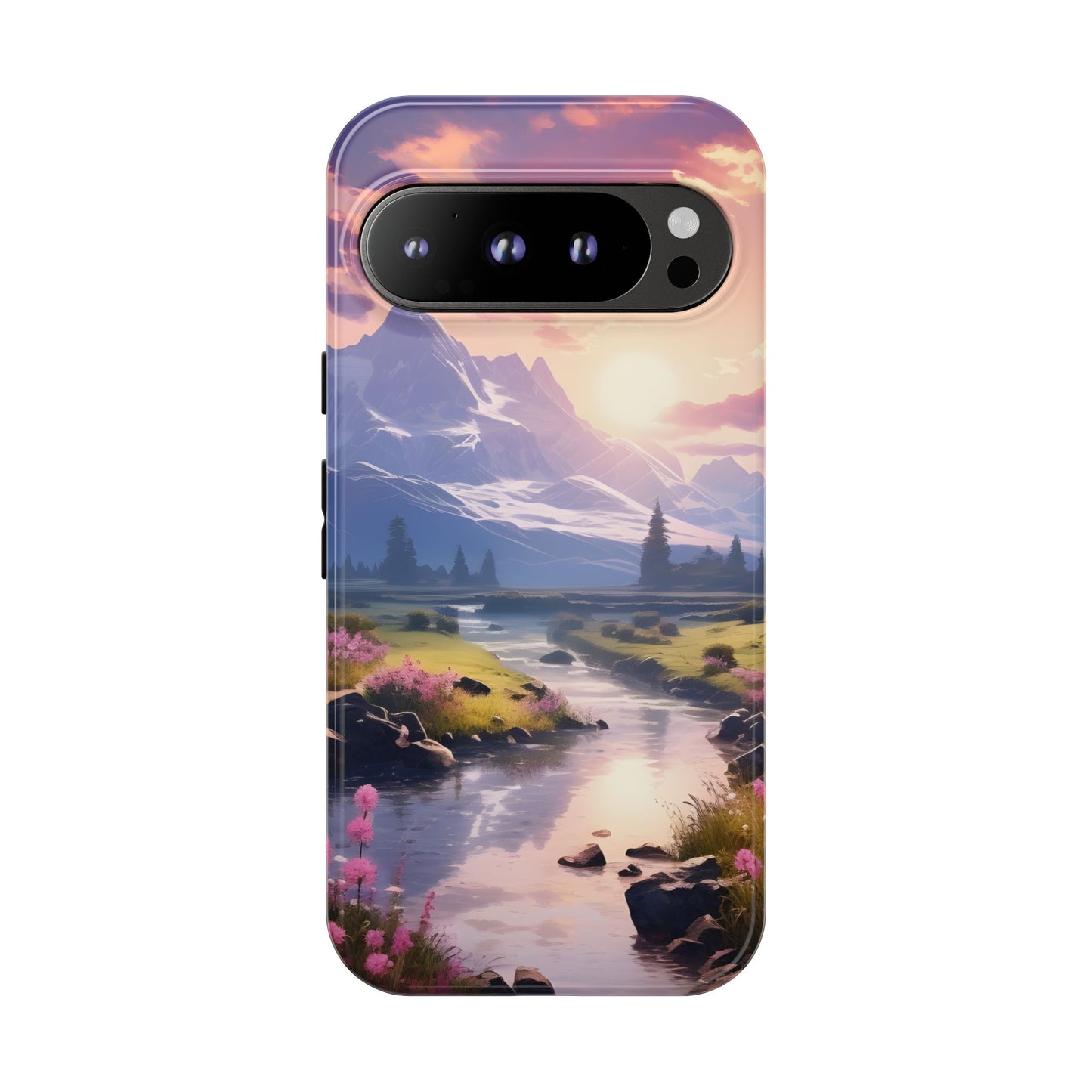 Alpine Dawn – Tough Glossy Google Pixel Case
