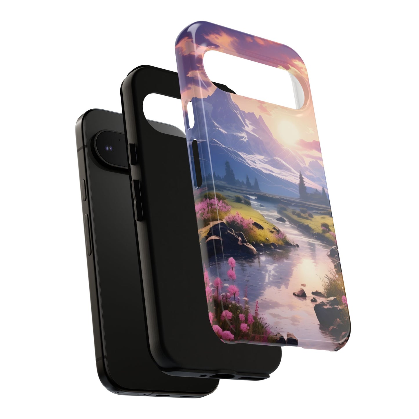Alpine Dawn – Tough Glossy Google Pixel Case