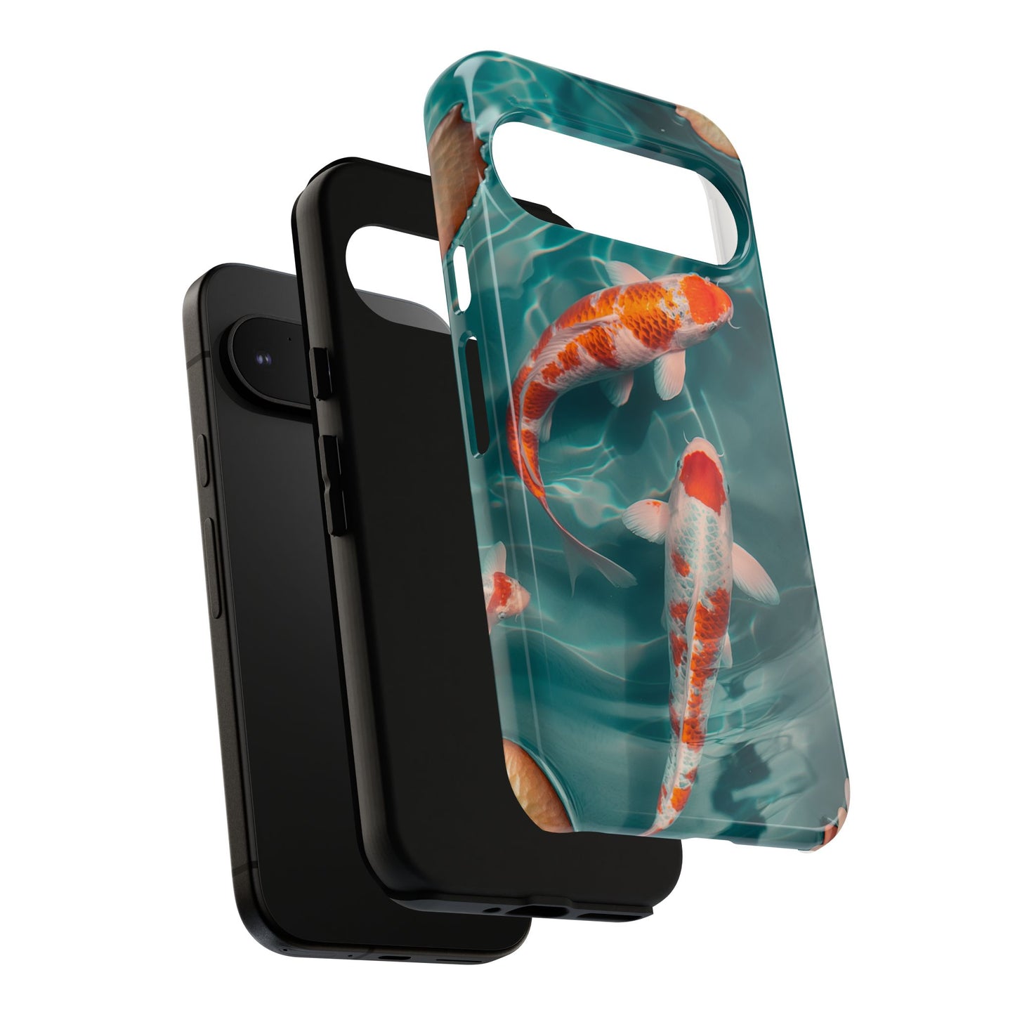 Tranquil Koi Pond – Tough Glossy Google Pixel Case