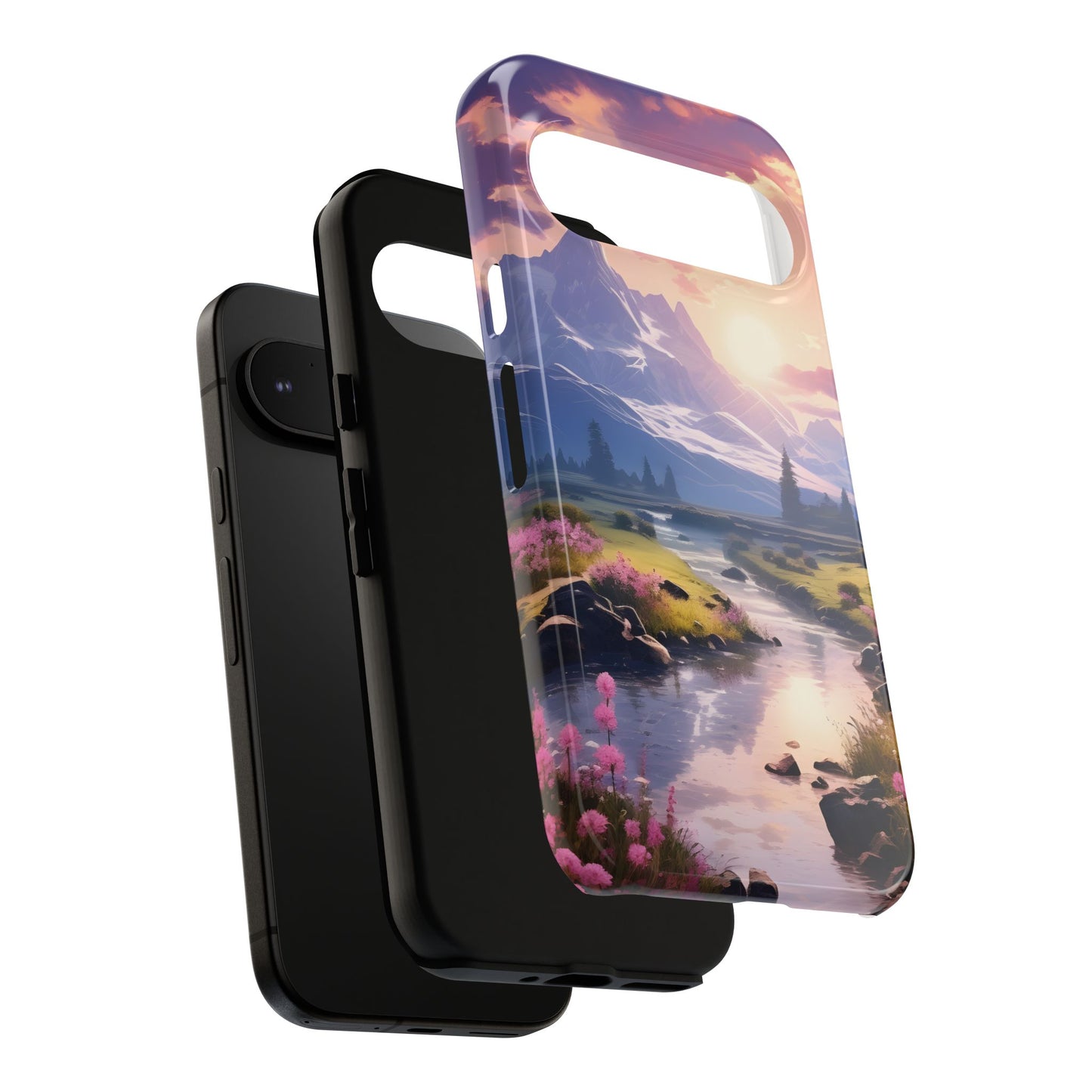 Alpine Dawn – Tough Glossy Google Pixel Case