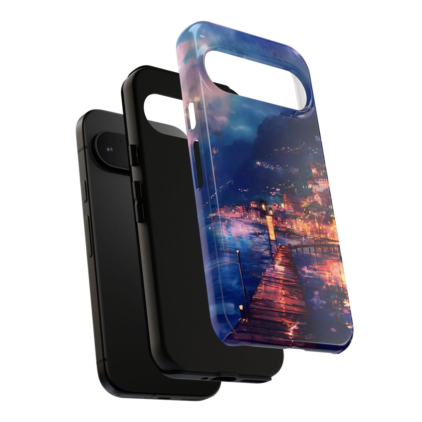 Twilight Harbor – Tough Glossy Google Pixel Case