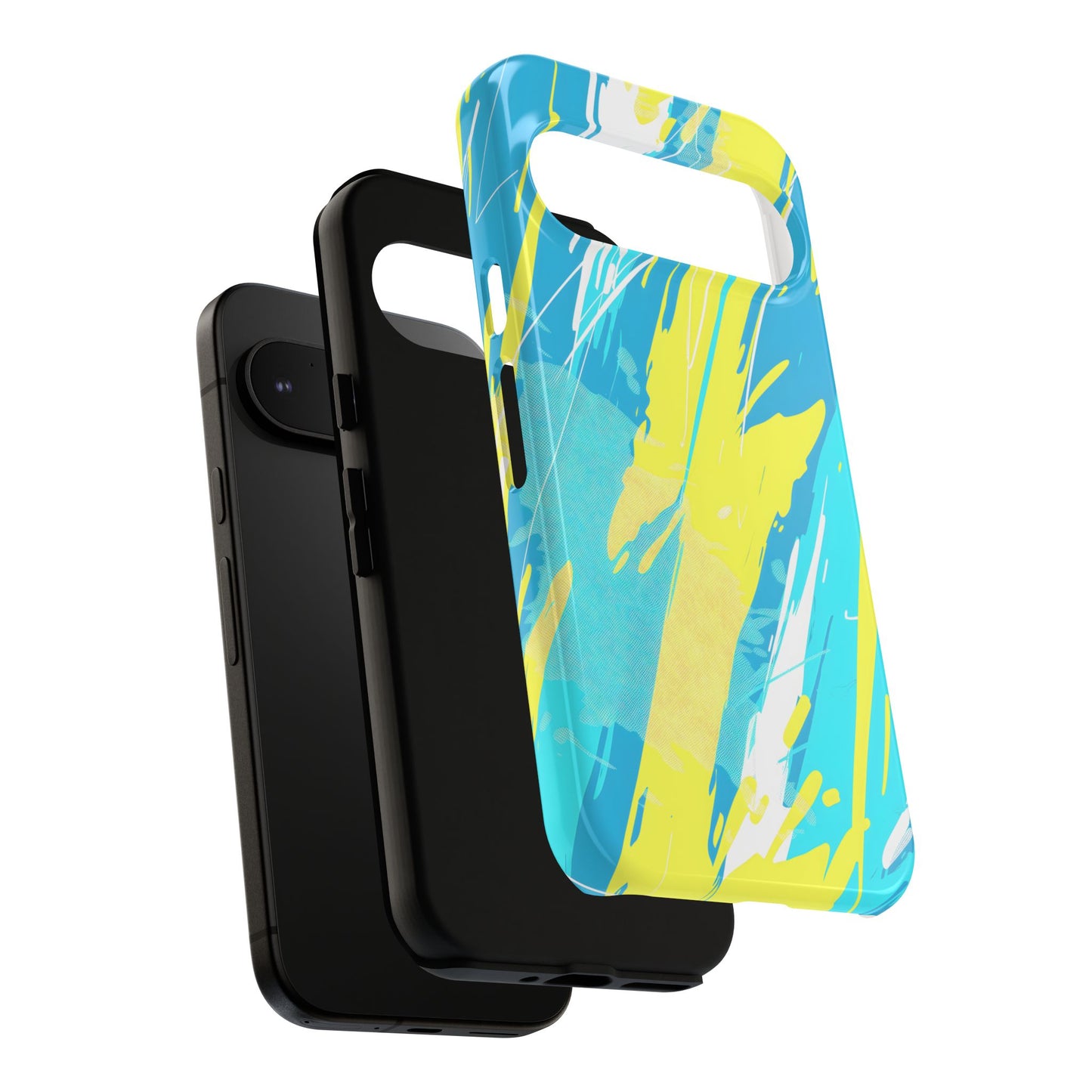 Neon Surge – Tough Glossy Google Pixel Case