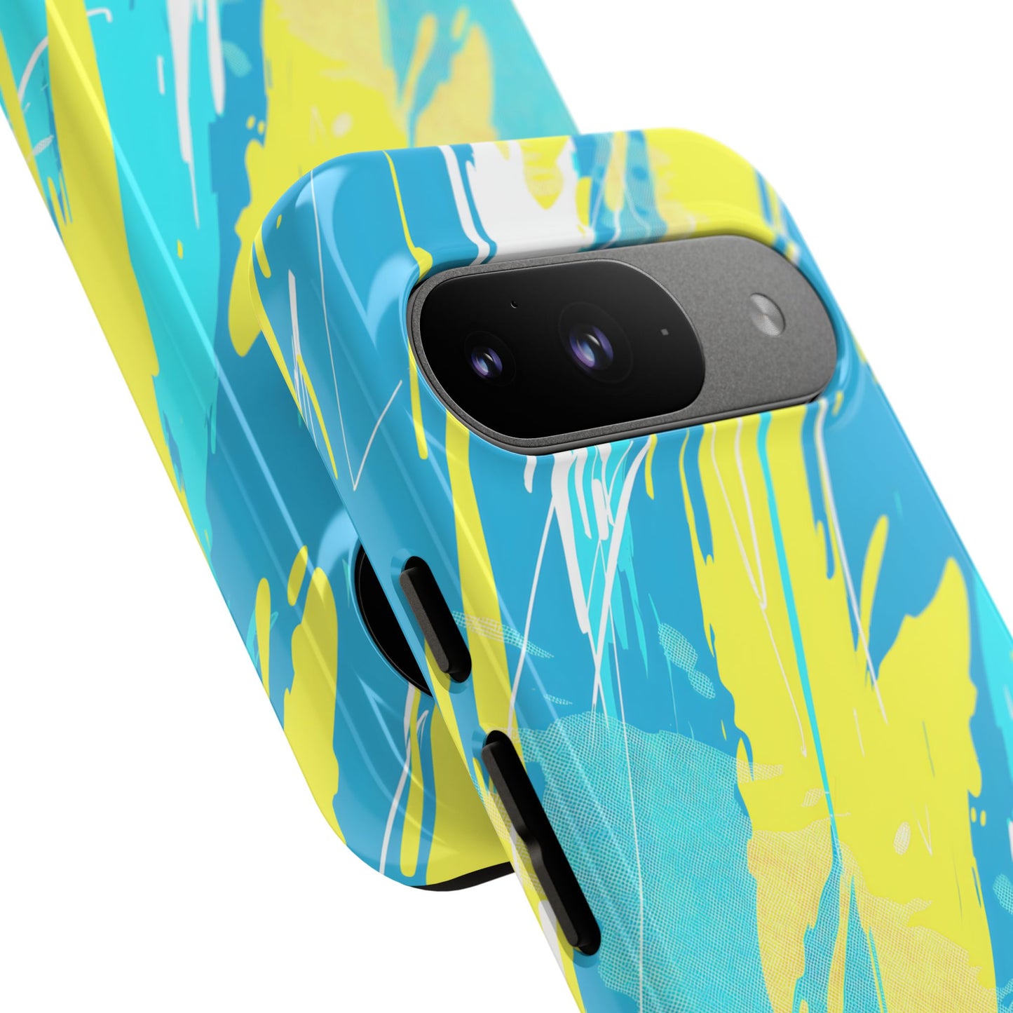 Neon Surge – Tough Glossy Google Pixel Case