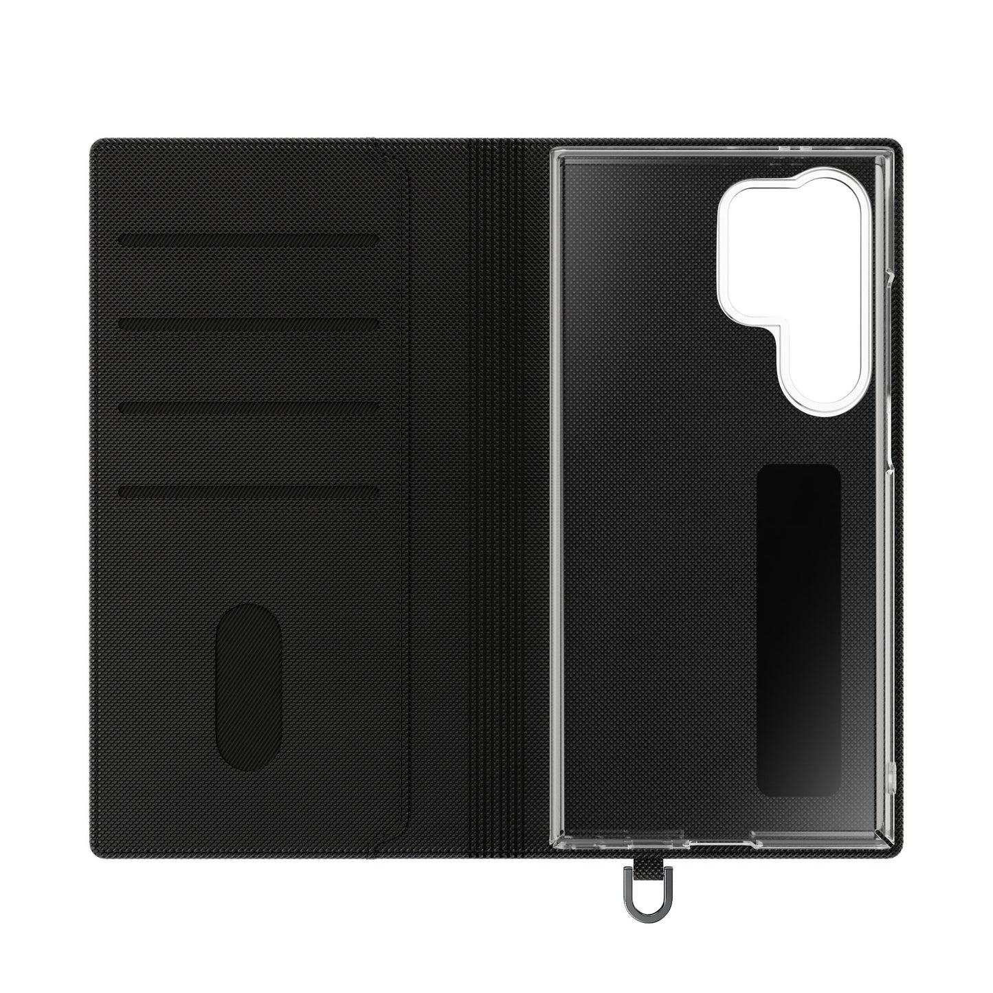 Golden Elegance โ Samsung Vegan Leather Wallet Case