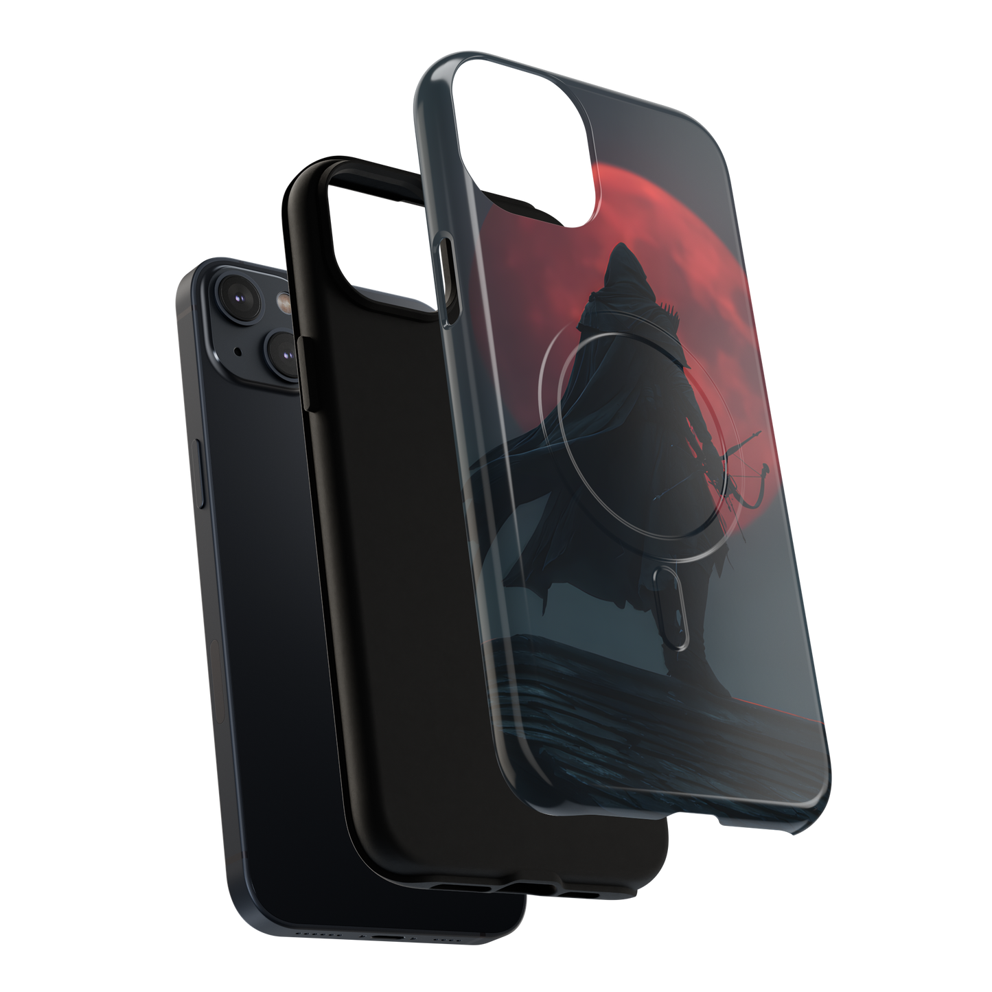 Shadow of the Crimson Moon – Tough MagSafe iPhone Case