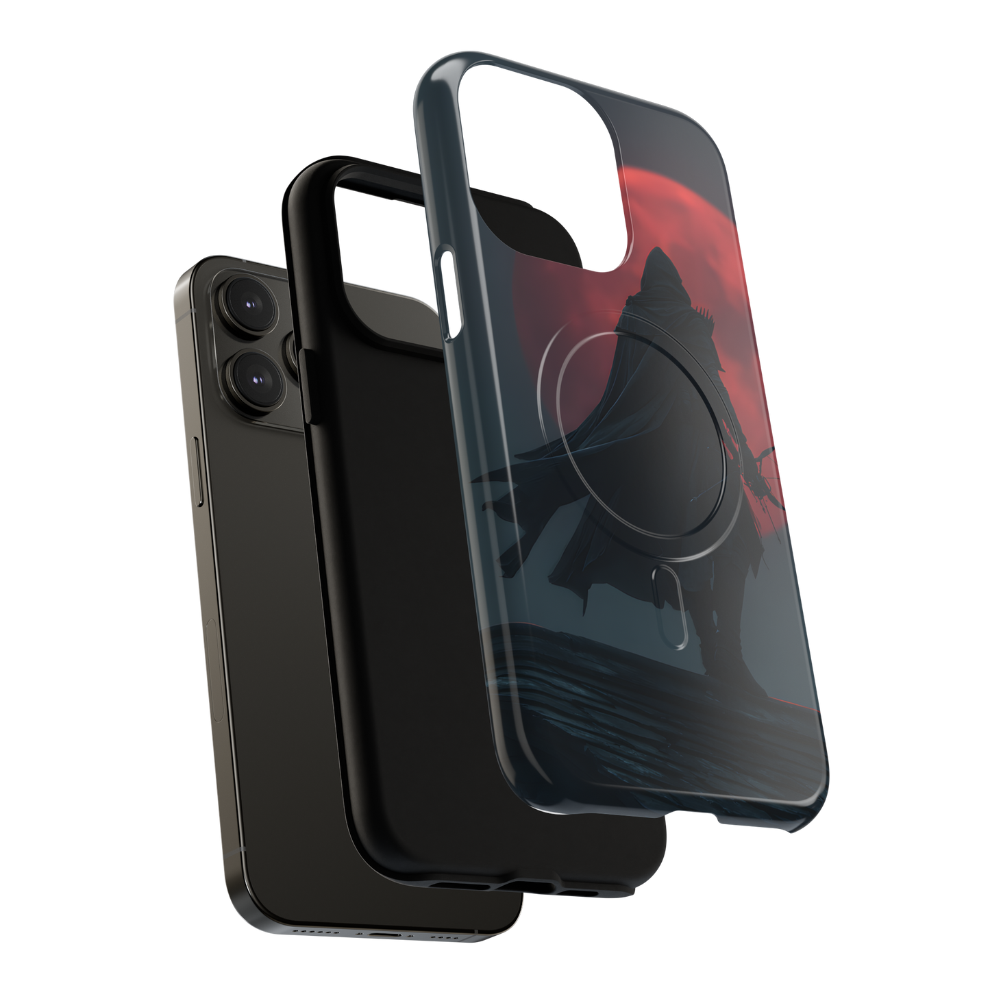 Shadow of the Crimson Moon – Tough MagSafe iPhone Case