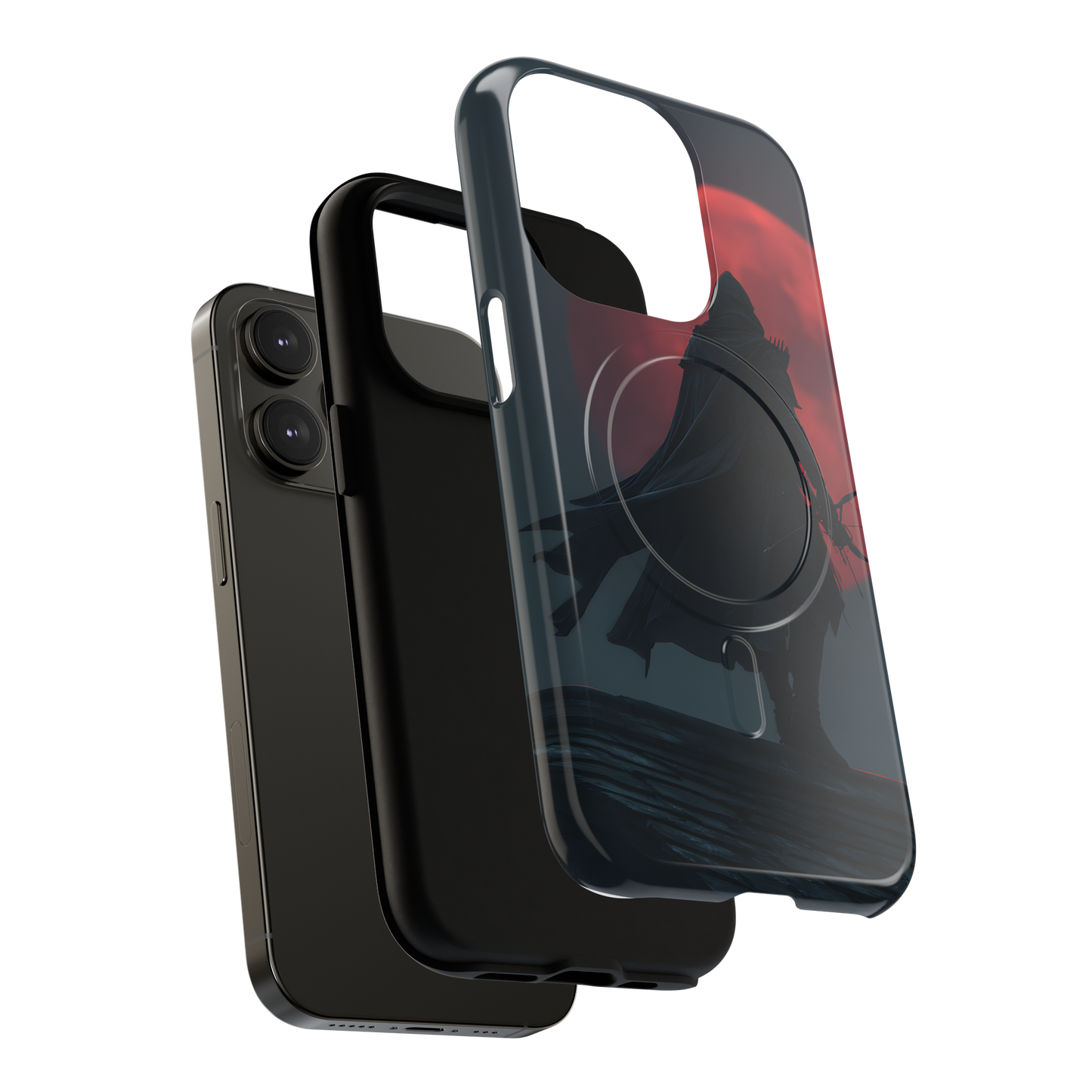 Shadow of the Crimson Moon – Tough MagSafe iPhone Case