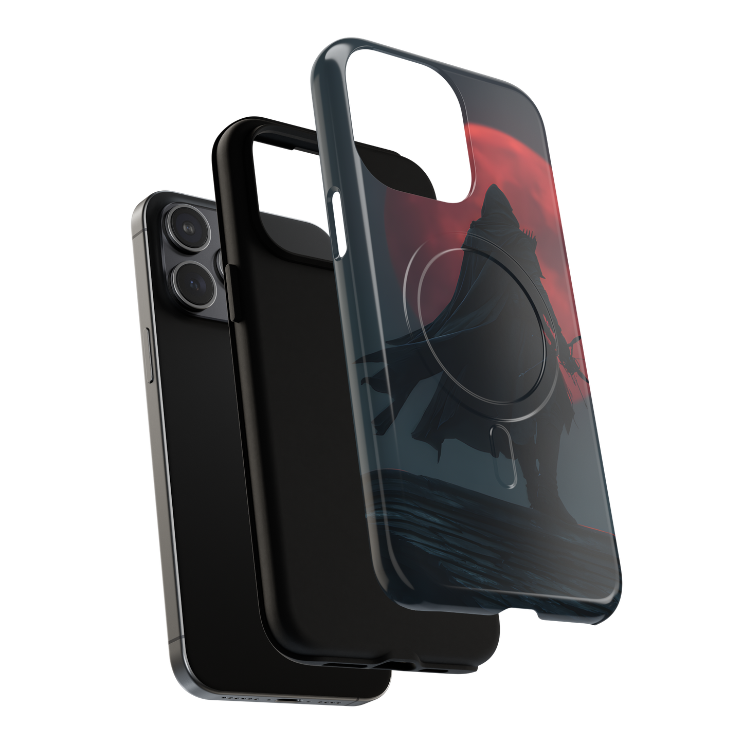 Shadow of the Crimson Moon – Tough MagSafe iPhone Case