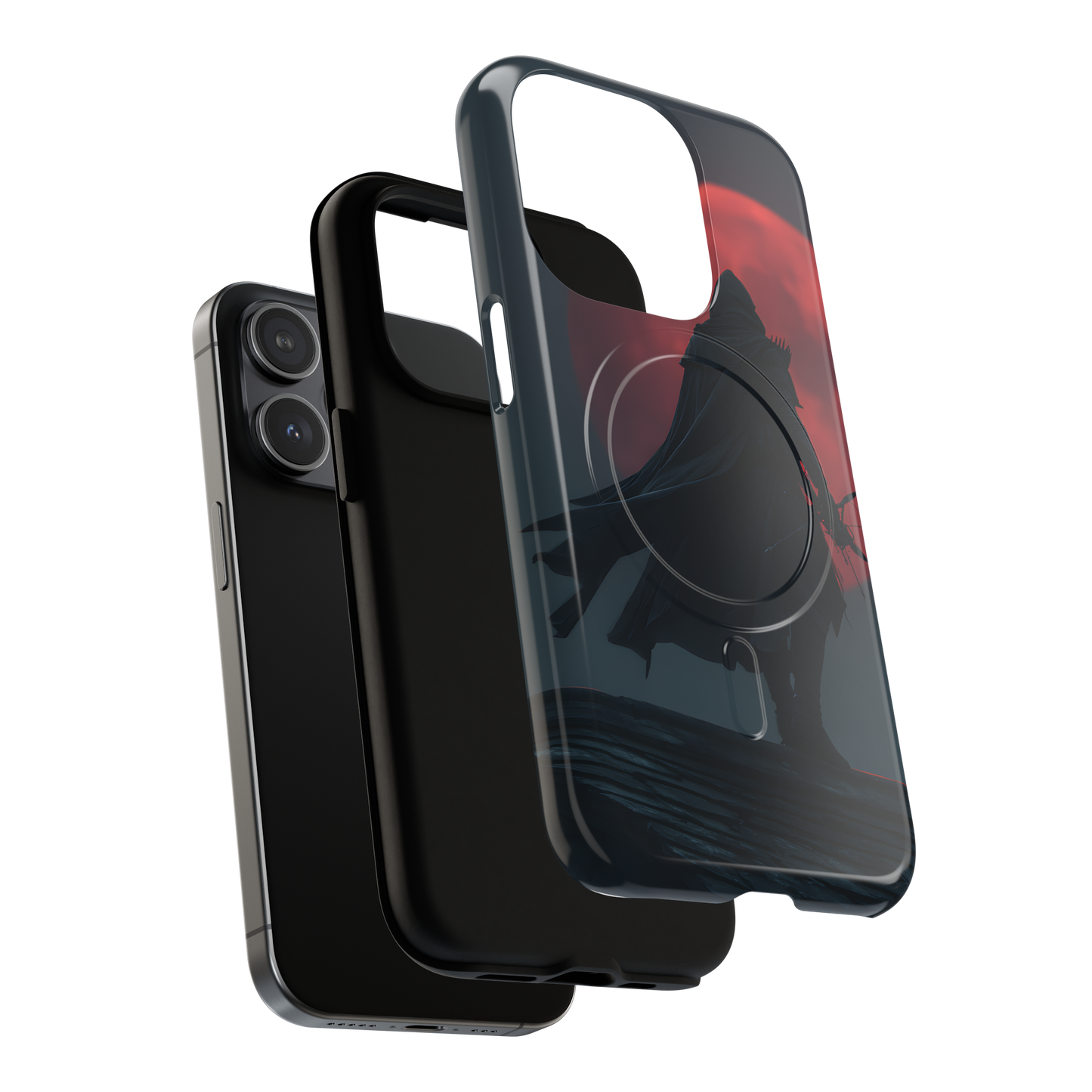 Shadow of the Crimson Moon – Tough MagSafe iPhone Case