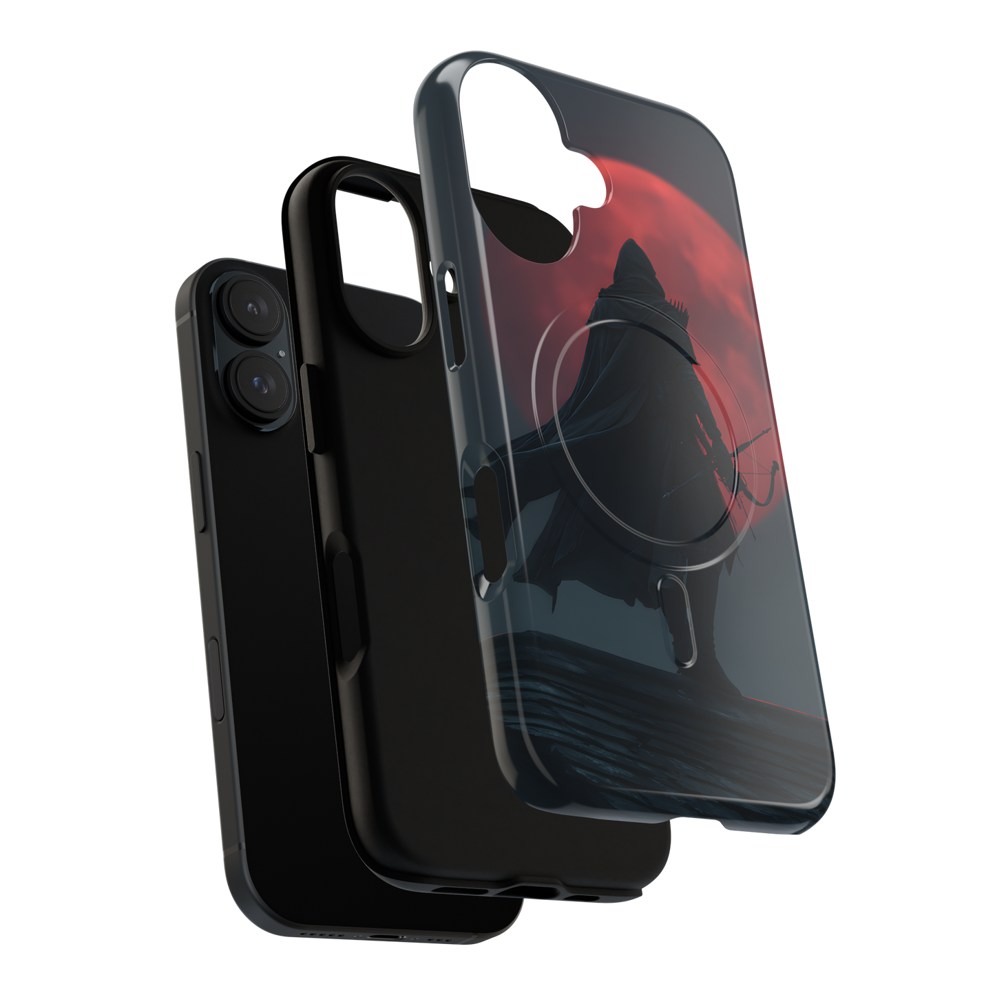 Shadow of the Crimson Moon – Tough MagSafe iPhone Case