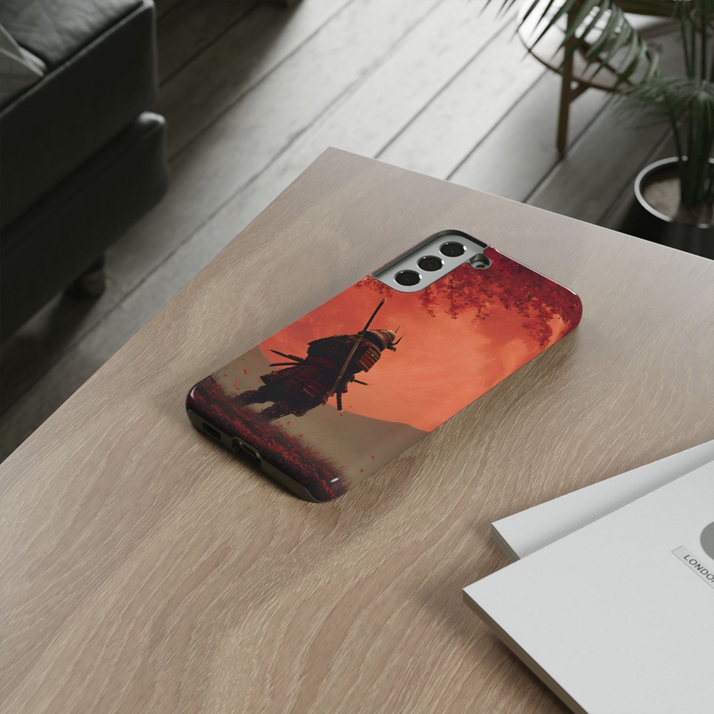 Blood Moon Warrior – Tough Glossy Samsung Galaxy Case