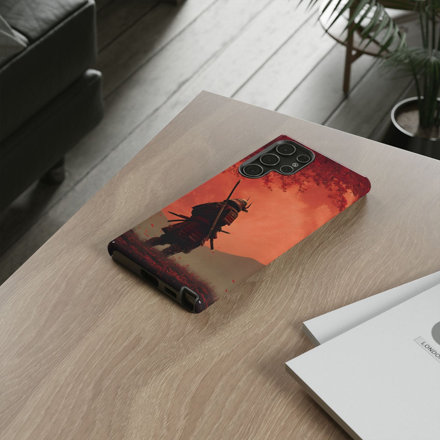 Blood Moon Warrior – Tough Glossy Samsung Galaxy Case