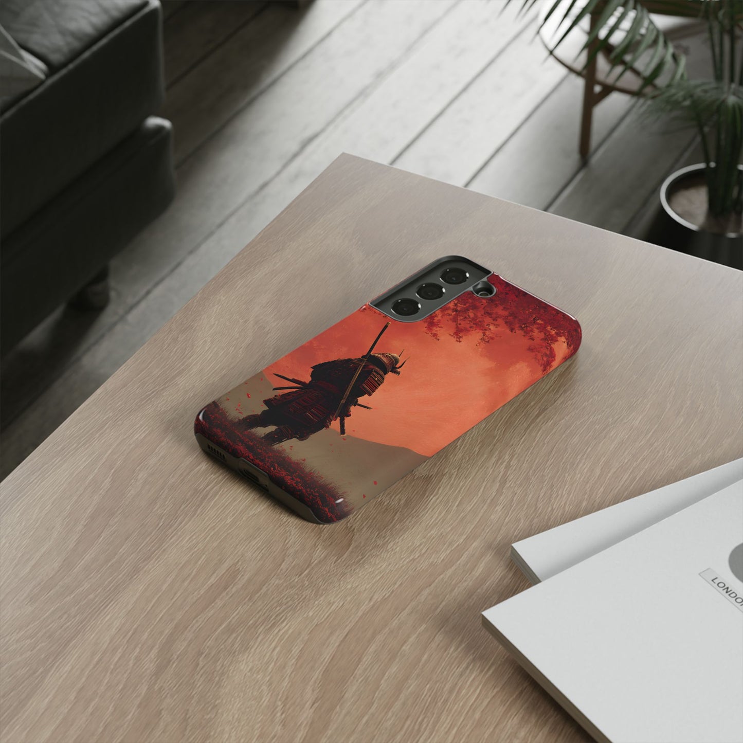 Blood Moon Warrior – Tough Glossy Samsung Galaxy Case