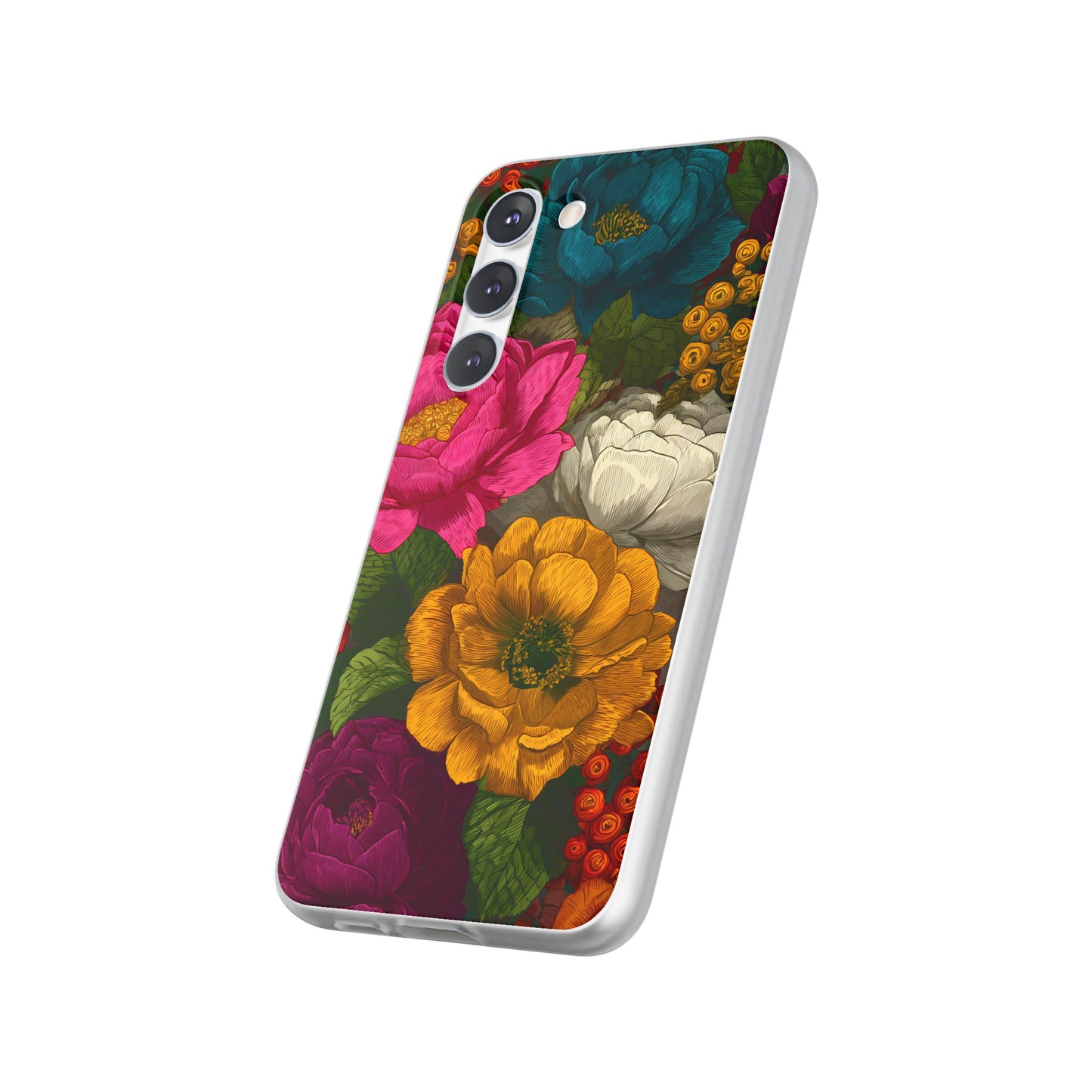 Midnight Bloom – Flexi Samsung Case