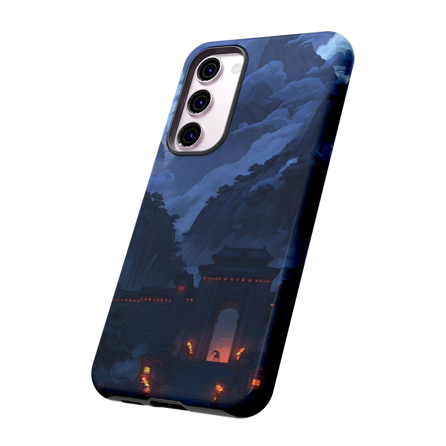 Mountain Fortress โ Tough Glossy Samsung Galaxy Case