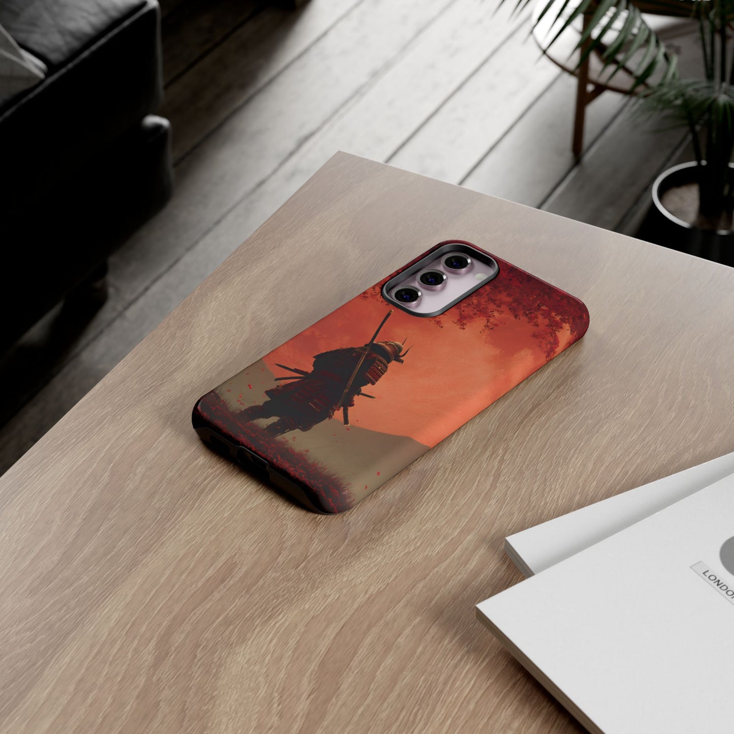 Blood Moon Warrior – Tough Glossy Samsung Galaxy Case