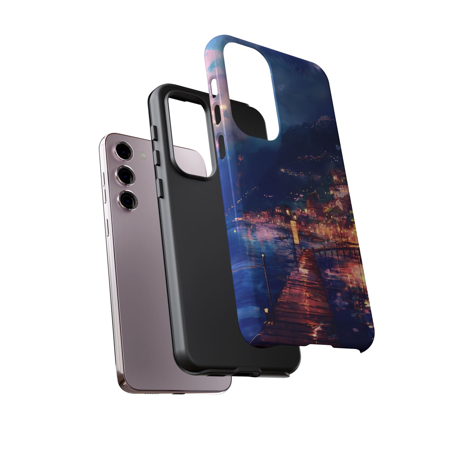 Twilight Harbor – Tough Glossy Samsung Galaxy Case