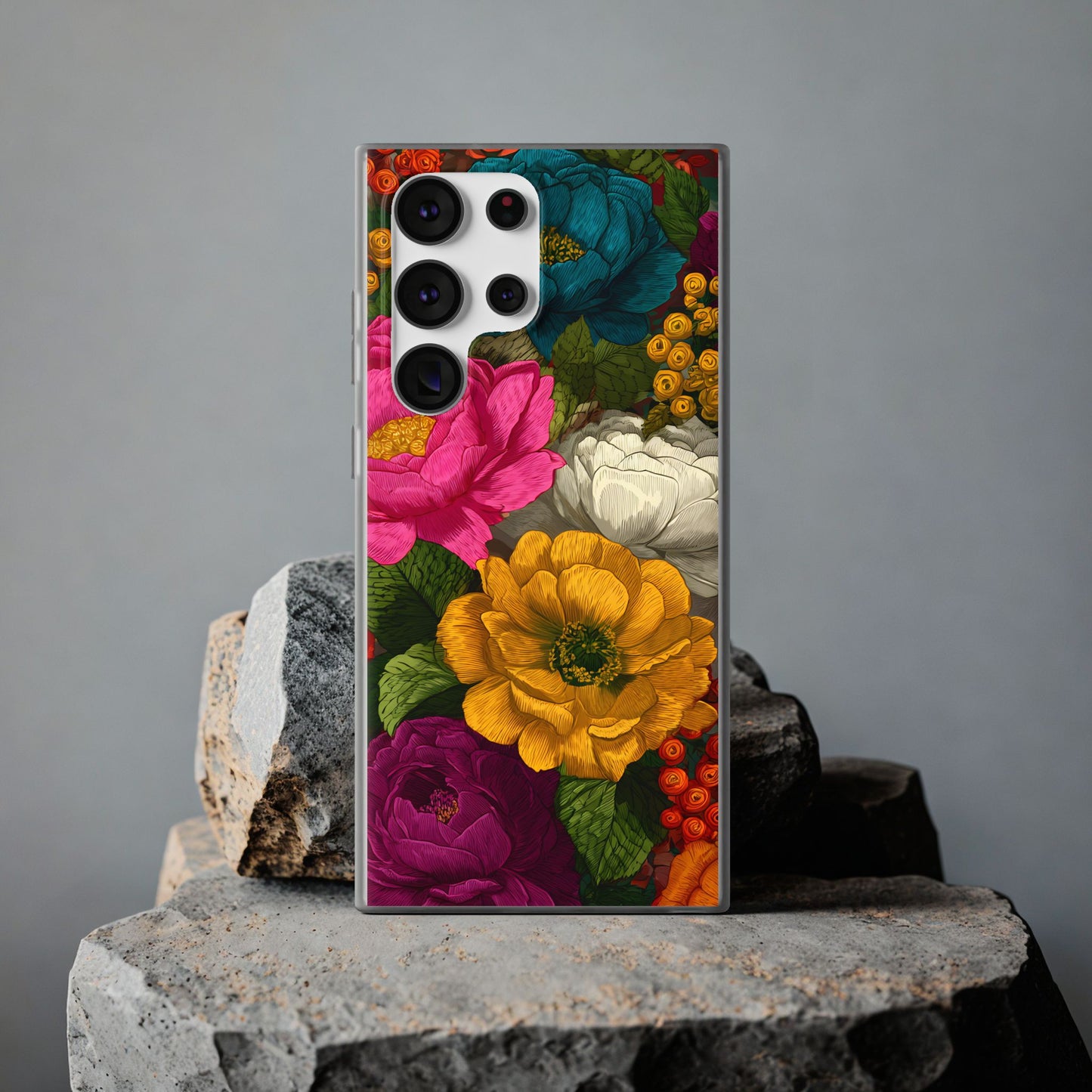 Midnight Bloom – Flexi Samsung Case