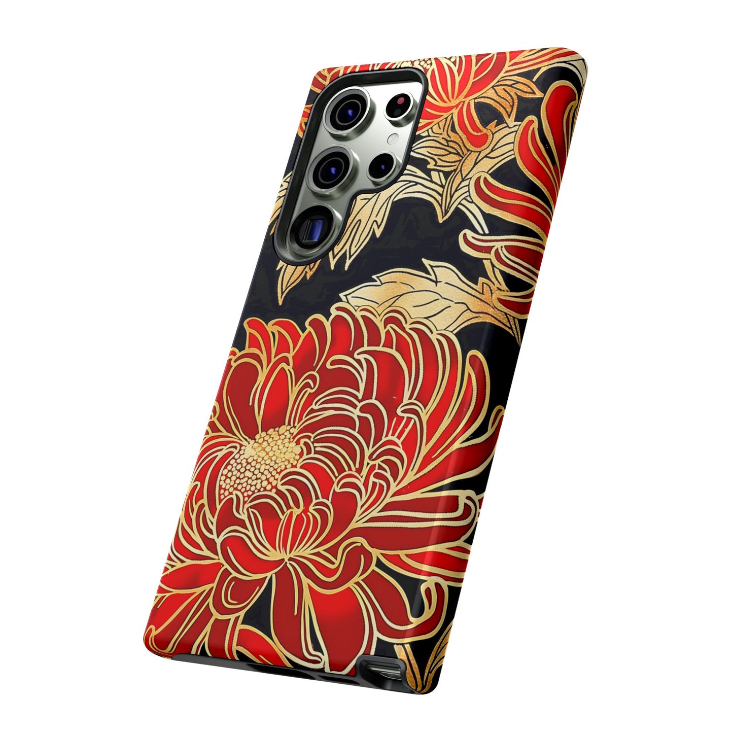 Ember Petals โ Tough Glossy Samsung Galaxy Case