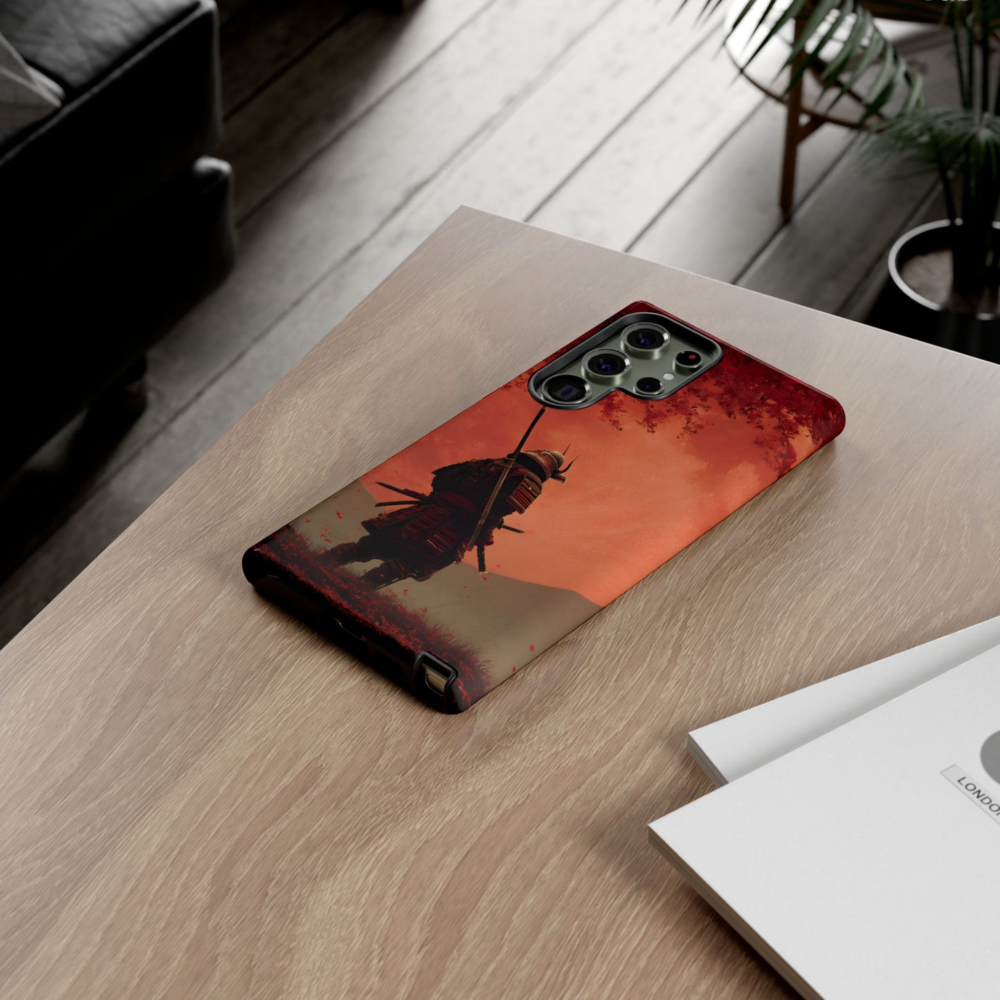 Blood Moon Warrior – Tough Glossy Samsung Galaxy Case