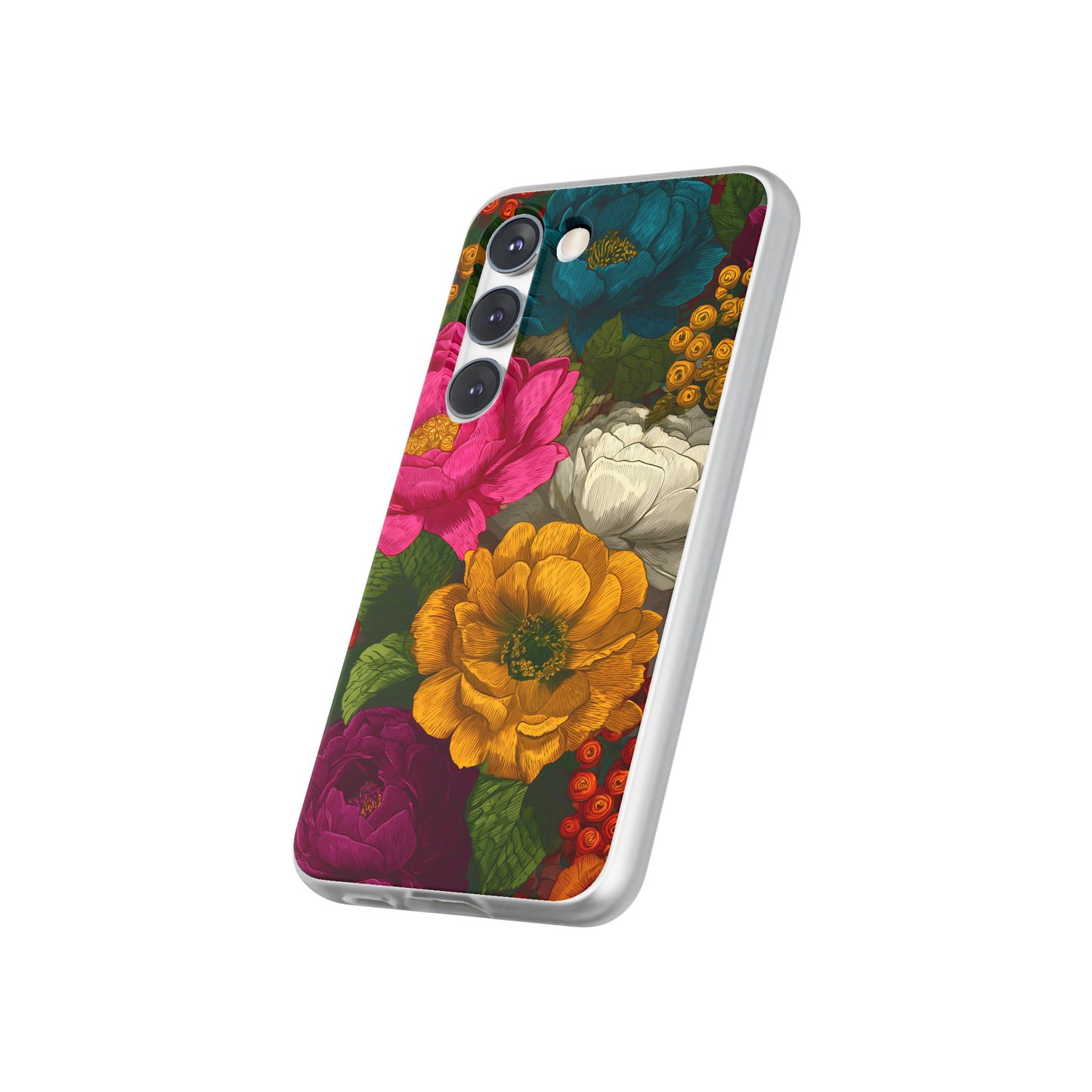 Midnight Bloom – Flexi Samsung Case